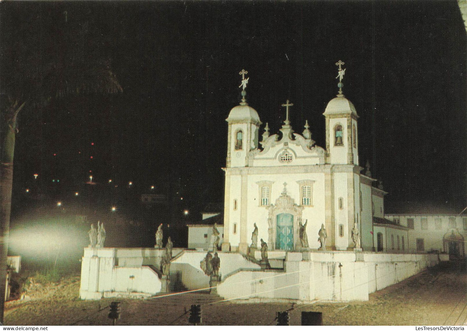 BRÉSIL - Congonhas Do Campo - Mg - Basilica Do Bom Jesus De Matosinho - Colorisé - Carte Postale Ancienne - Altri