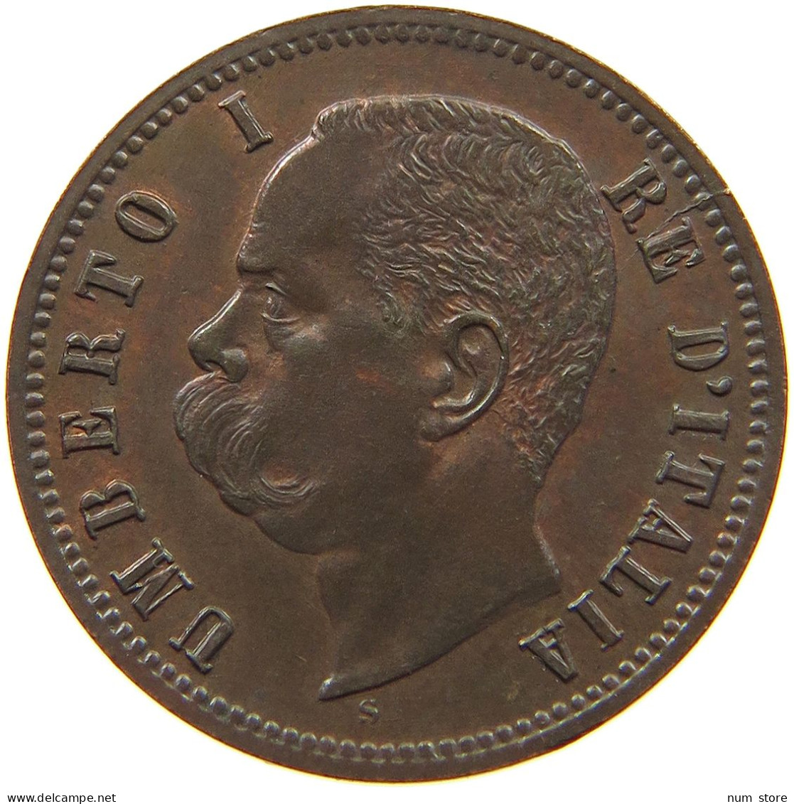 ITALY 2 CENTESIMI 1900 R Umberto I (1878-1900) 2 CENTESIMI 1900 RARE WITHOUT DOT #t084 0273 - 1878-1900 : Umberto I