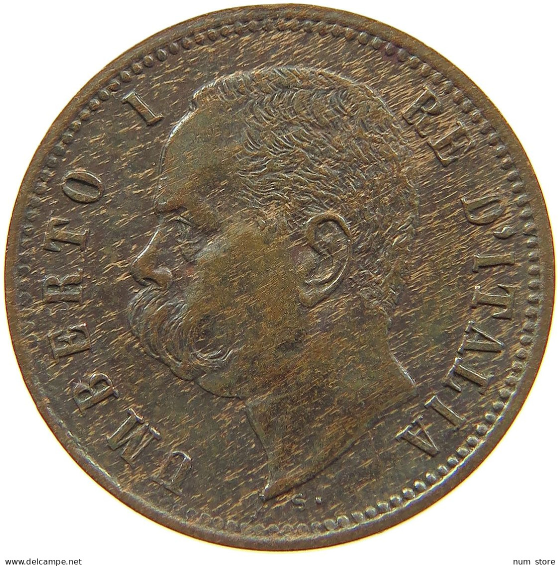 ITALY 2 CENTESIMI 1897 R UMBERTO I. 1878-1900 #a013 0493 - 1878-1900 : Umberto I