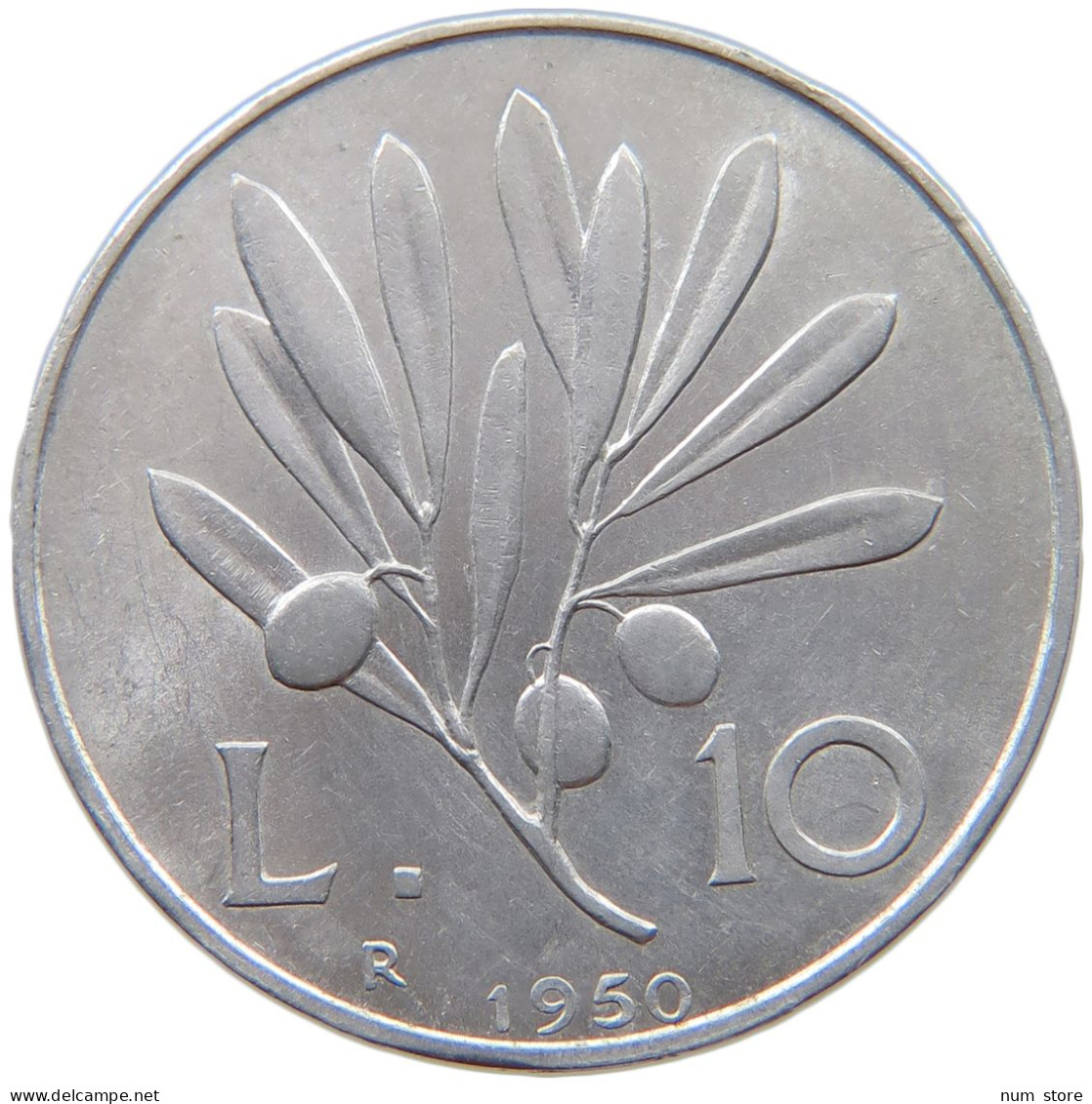 ITALY 10 LIRE 1950  #c061 0167 - 10 Lire