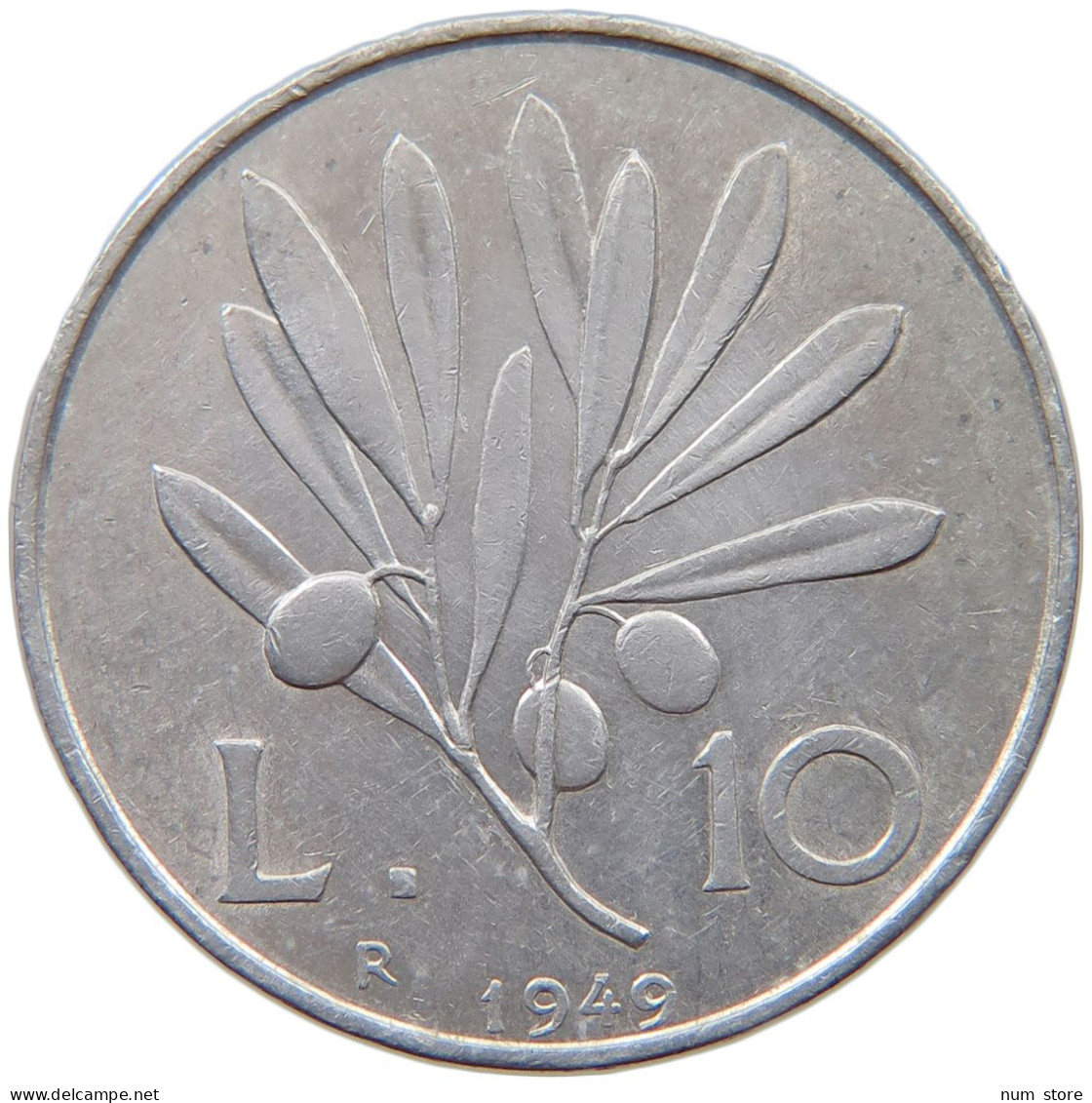 ITALY 10 LIRE 1949  #c061 0169 - 10 Lire