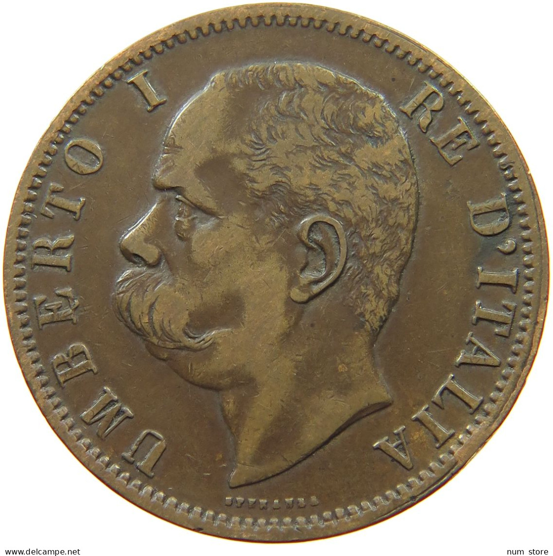 ITALY 10 CENTESIMI 1894 BI UMBERTO I. 1878-1900 #s046 0225 - 1878-1900 : Umberto I.