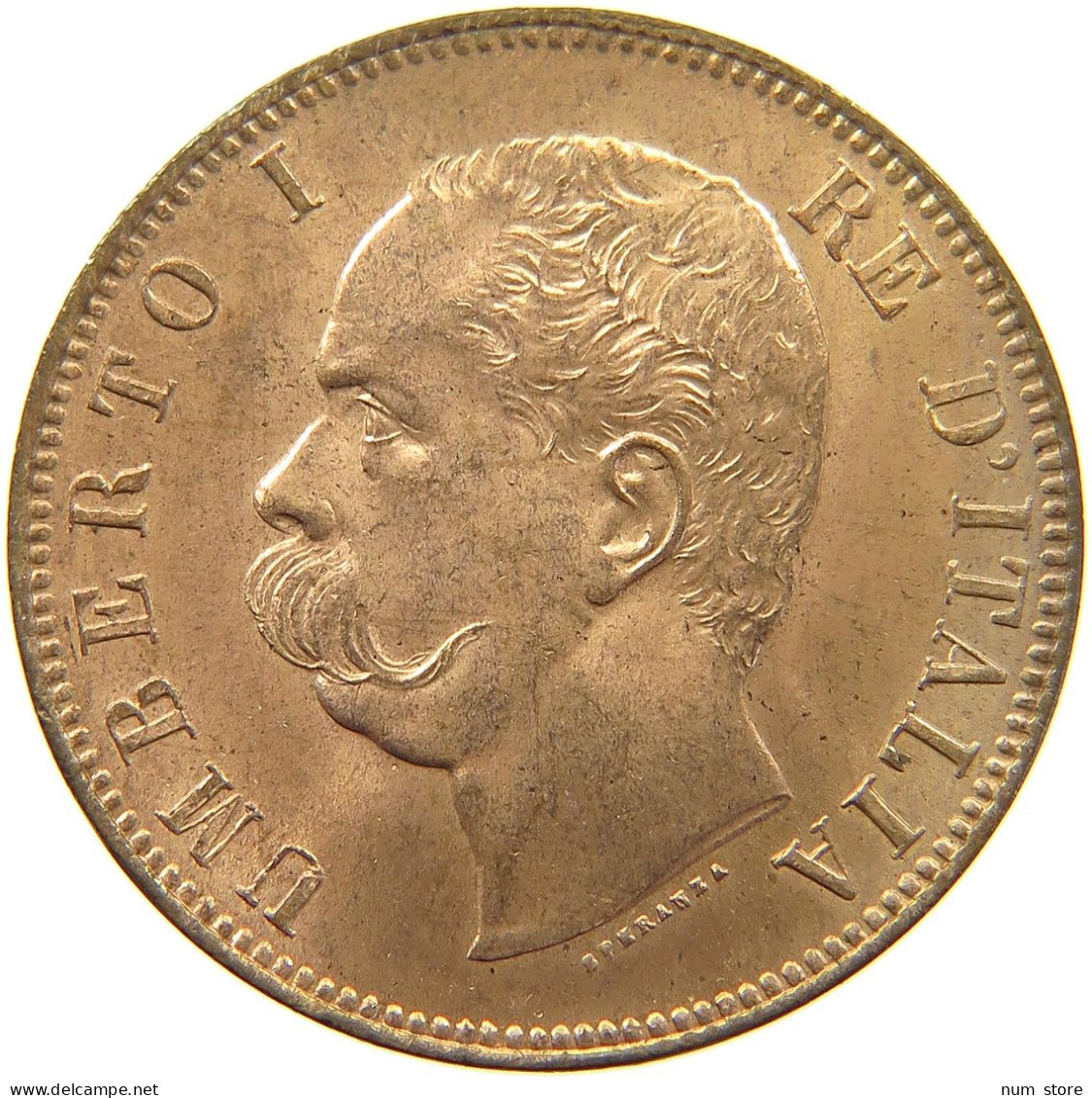 ITALY 10 CENTESIMI 1893 BI Umberto I (1878-1900) #t118 0197 - 1878-1900 : Umberto I.