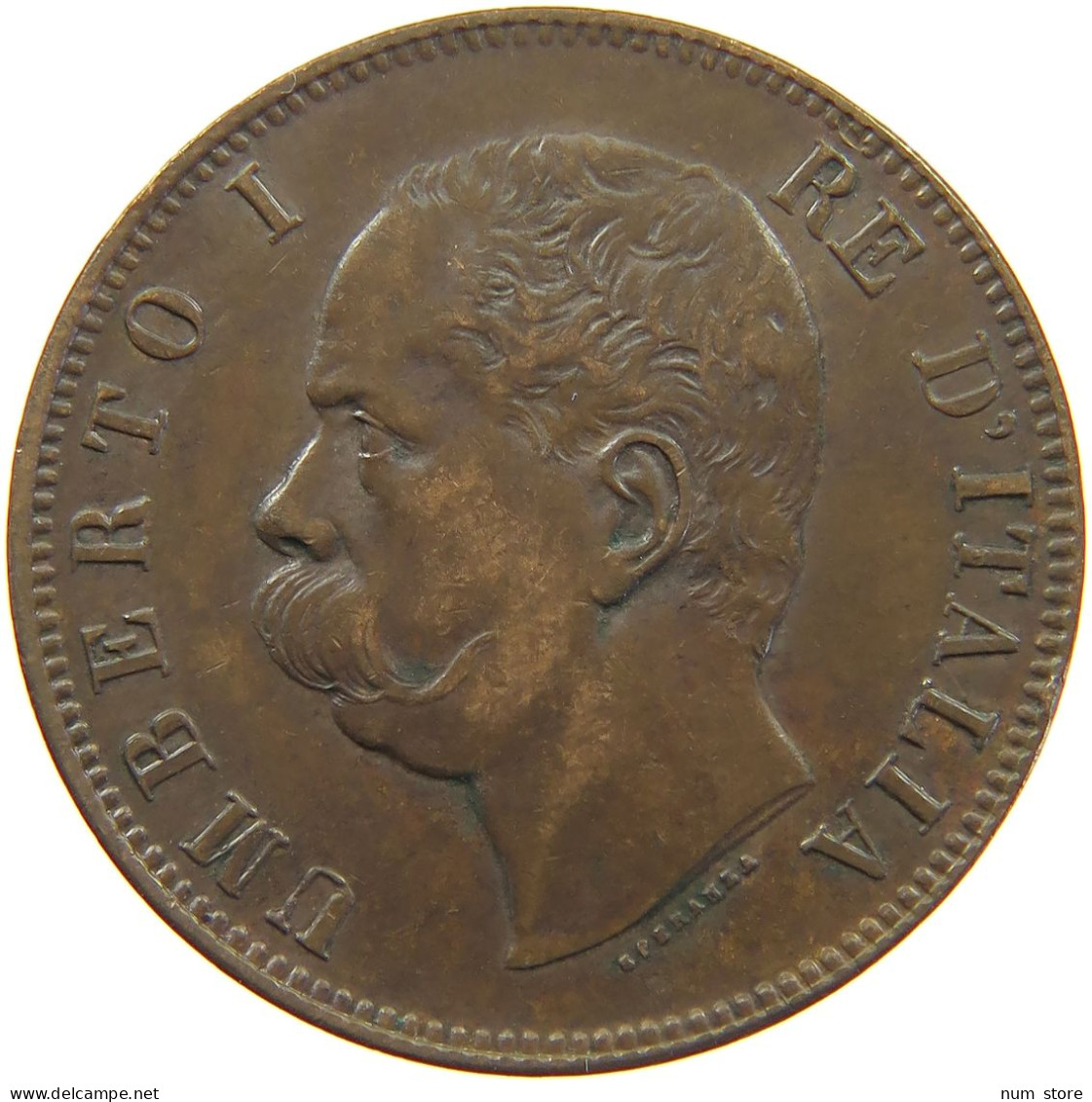 ITALY 10 CENTESIMI 1893 BI UMBERTO I. 1878-1900 #c033 0031 - 1878-1900 : Umberto I