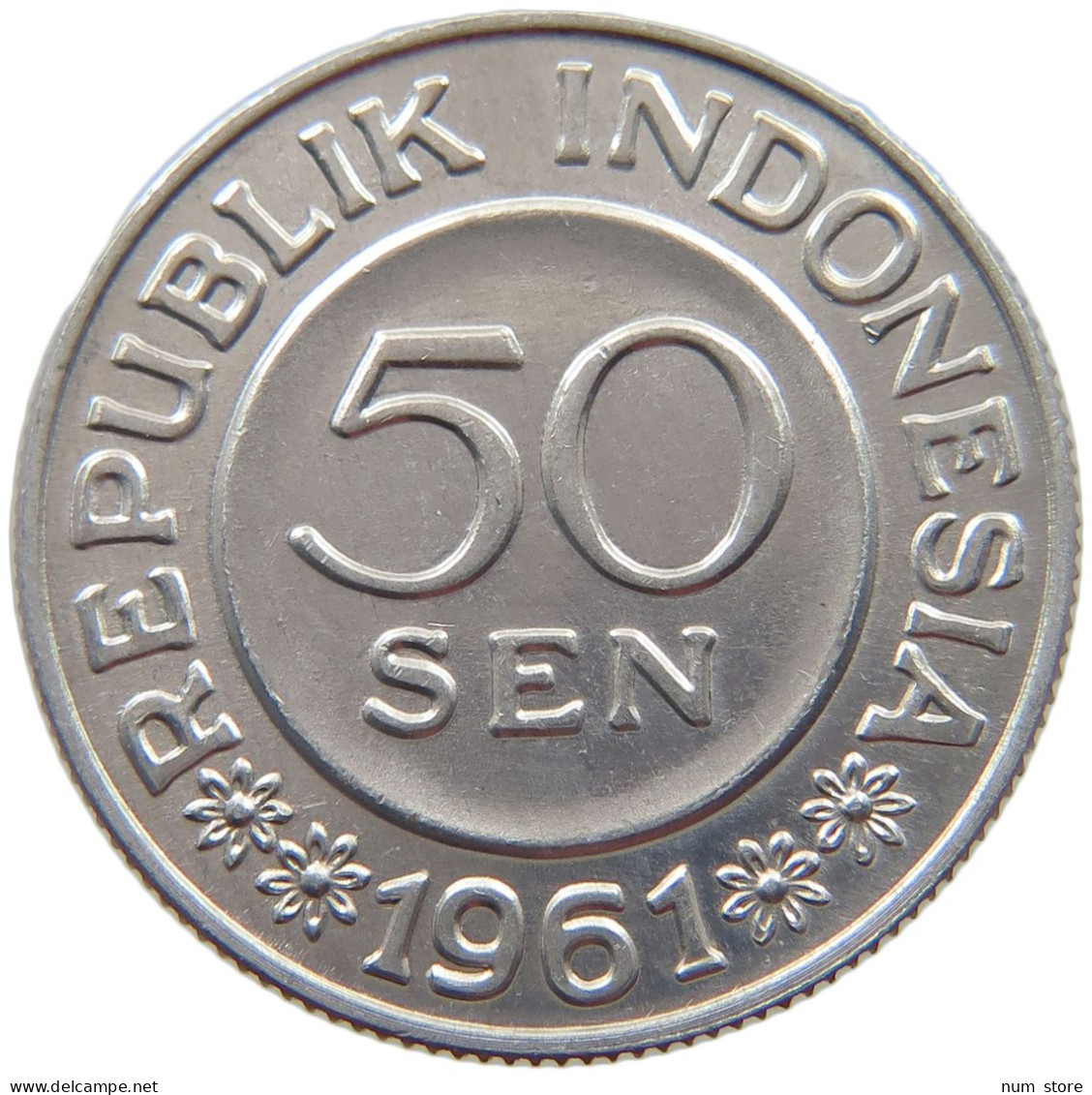 INDONESIA 50 SEN 1961  #s068 0821 - Indonesia