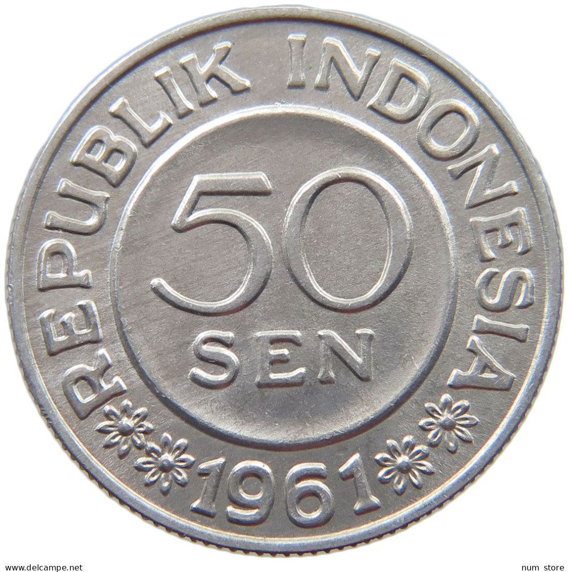 INDONESIA 50 SEN 1961  #s068 0817 - Indonesien