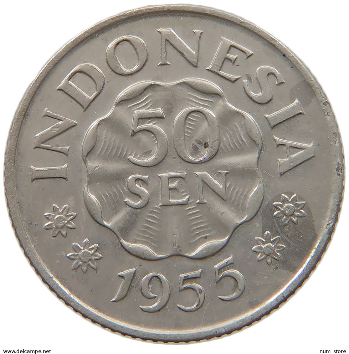 INDONESIA 50 SEN 1955  #s079 0599 - Indonesia