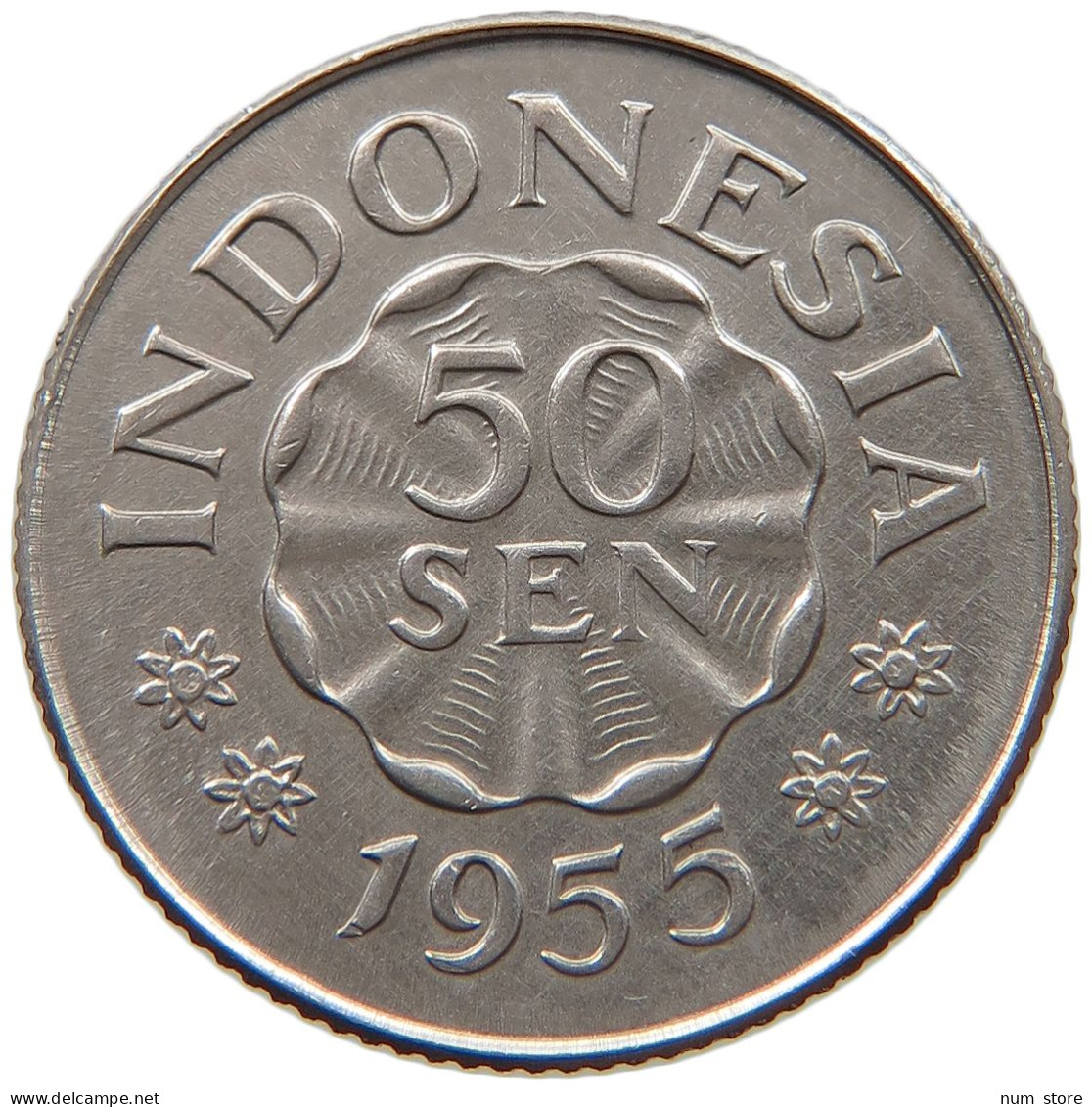 INDONESIA 50 SEN 1955  #a056 0335 - Indonesia