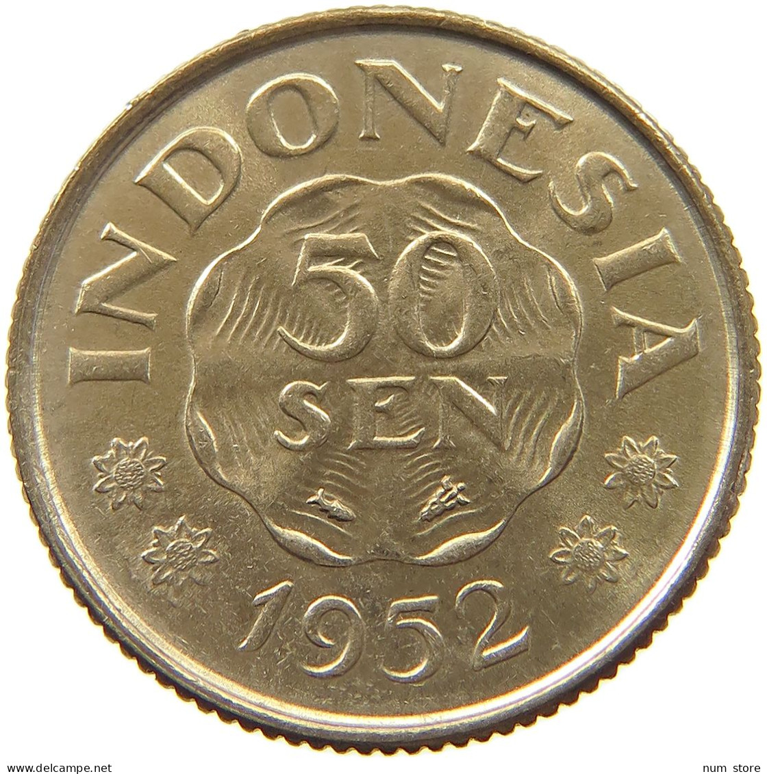 INDONESIA 50 SEN 1952  #a021 0399 - Indonesien