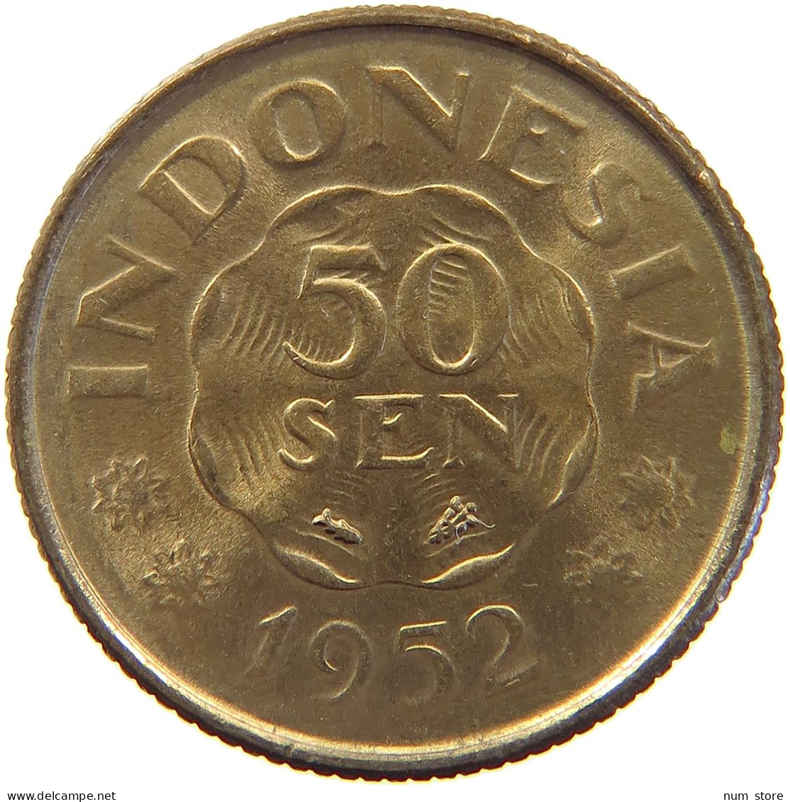 INDONESIA 50 SEN 1952  #s023 0383 - Indonésie