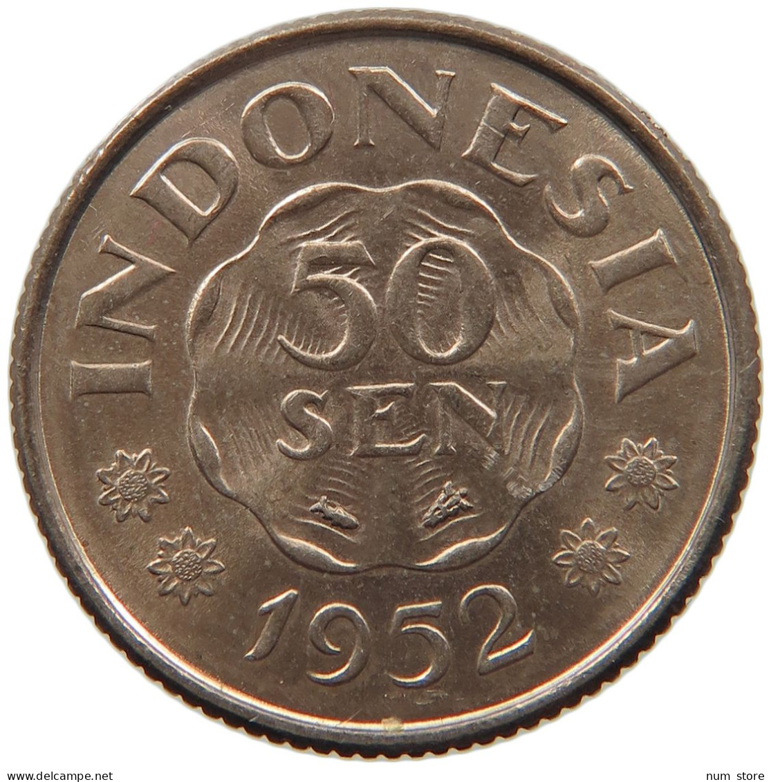 INDONESIA 50 SEN 1952  #s022 0033 - Indonesien