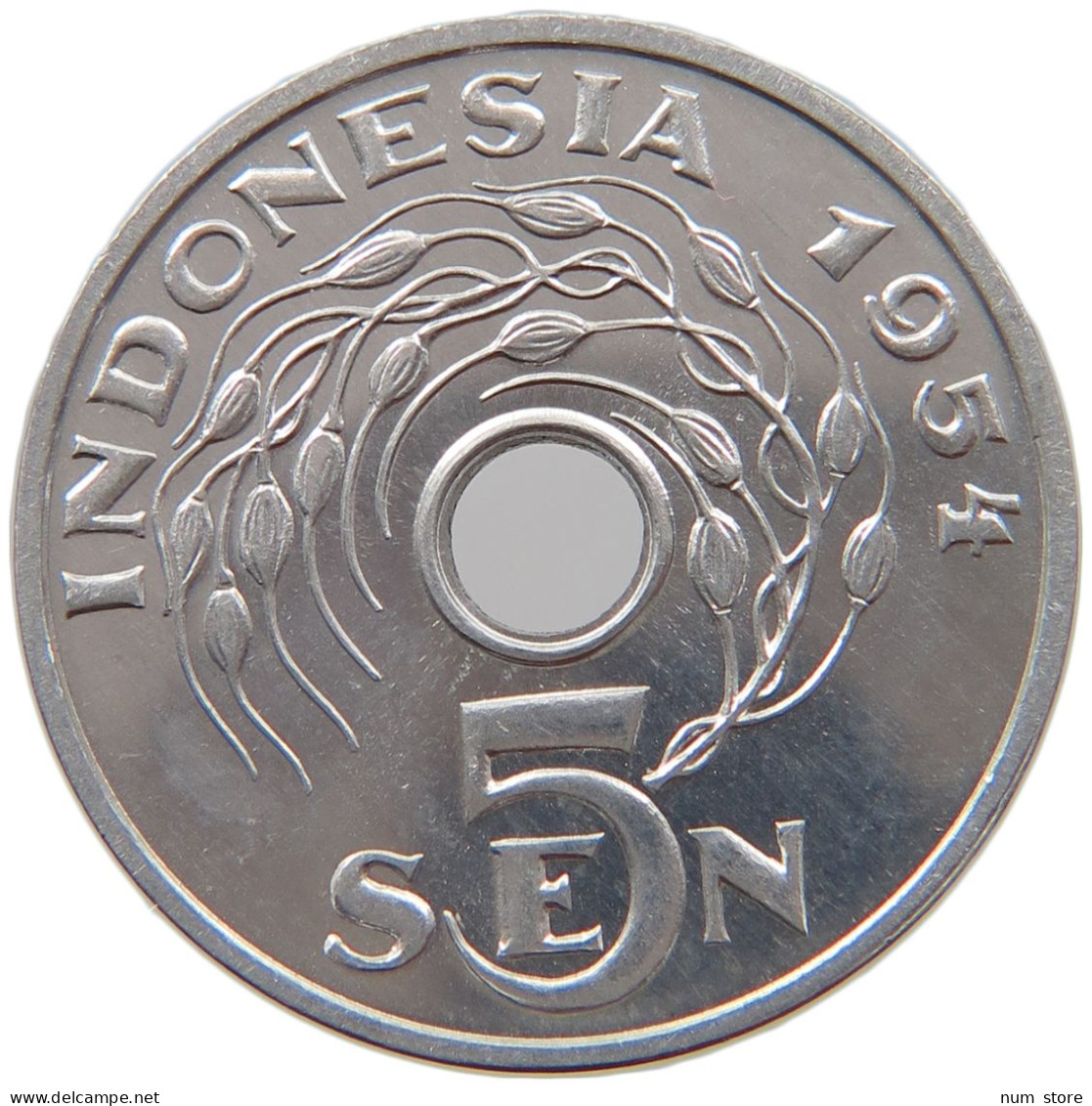INDONESIA 5 SEN 1954  #s018 0095 - Indonesia
