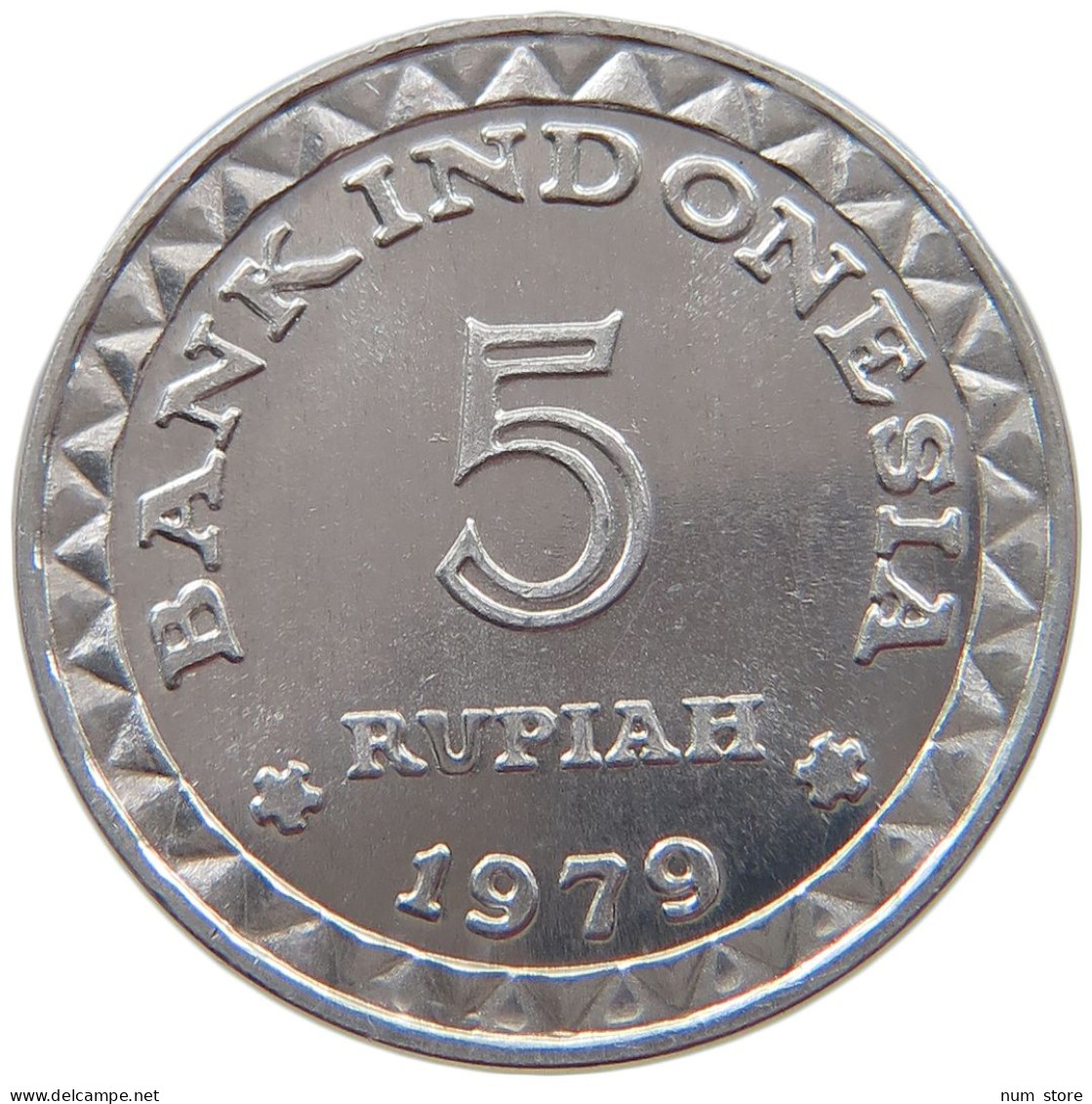 INDONESIA 5 RUPIAH 1979  #s079 0265 - Indonesia