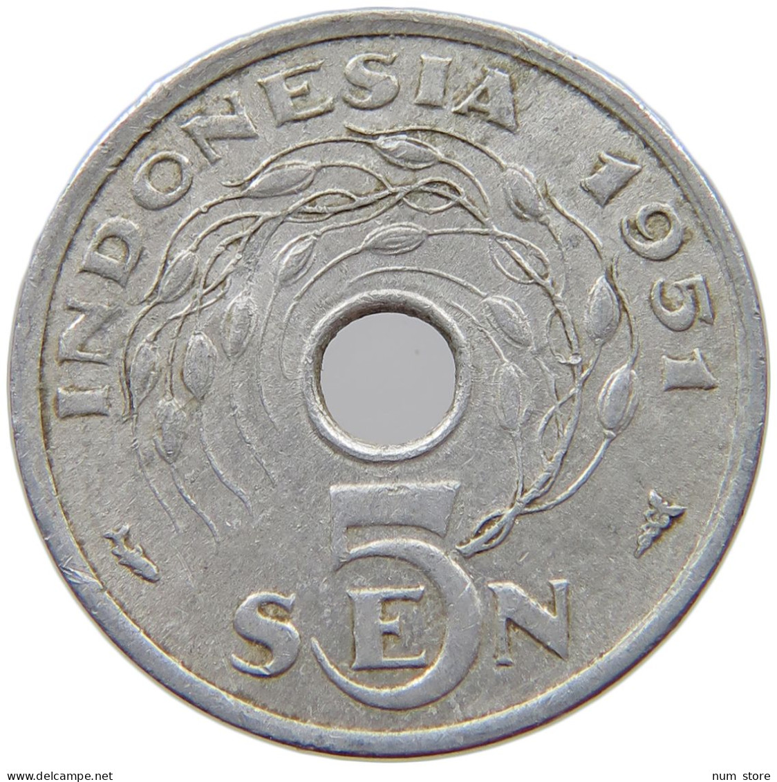 INDONESIA 5 SEN 1951  #s069 0391 - Indonésie