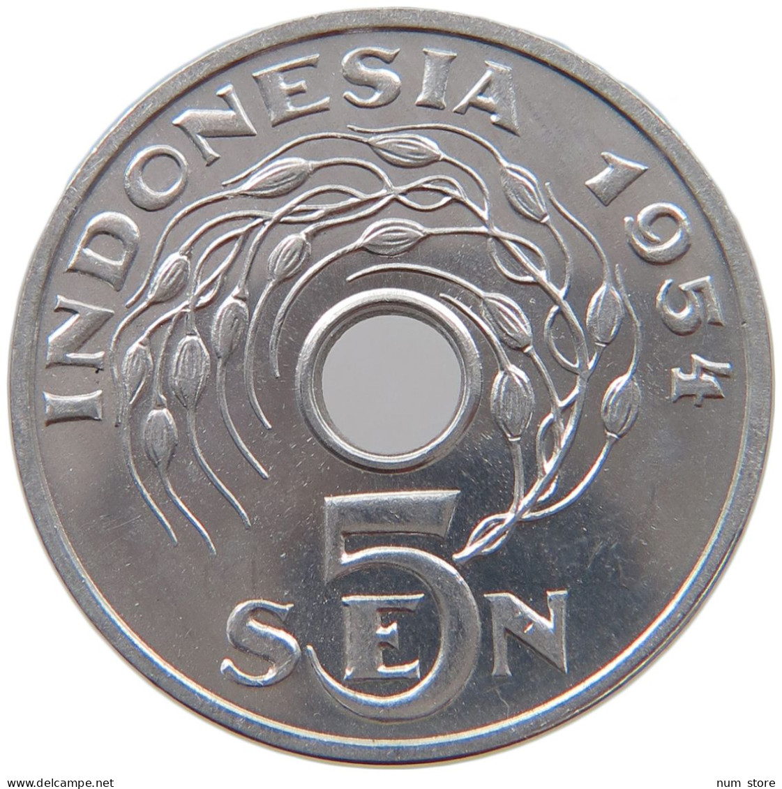 INDONESIA 5 SEN 1954  #s018 0093 - Indonesien