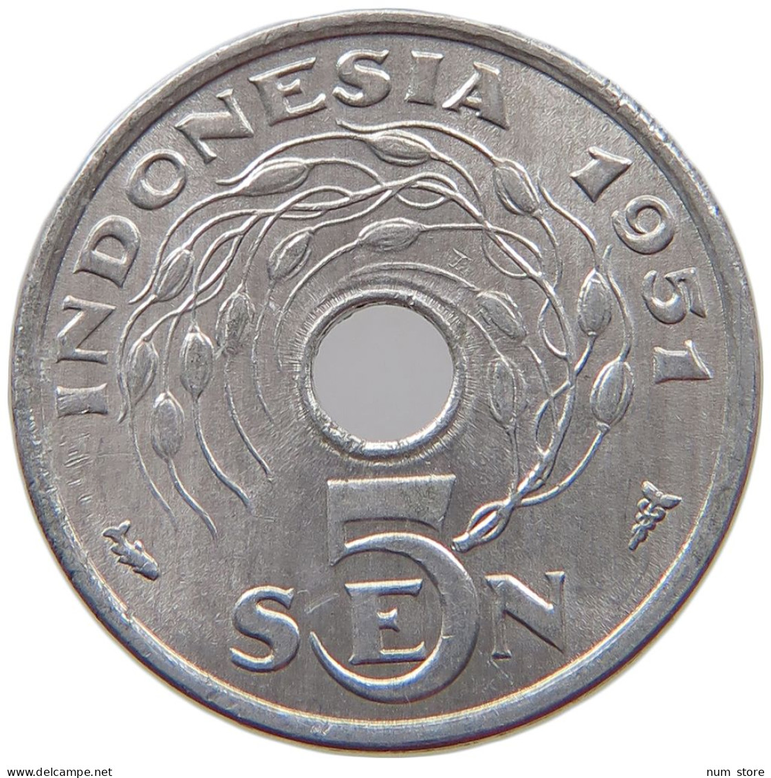 INDONESIA 5 SEN 1951  #s069 0379 - Indonésie