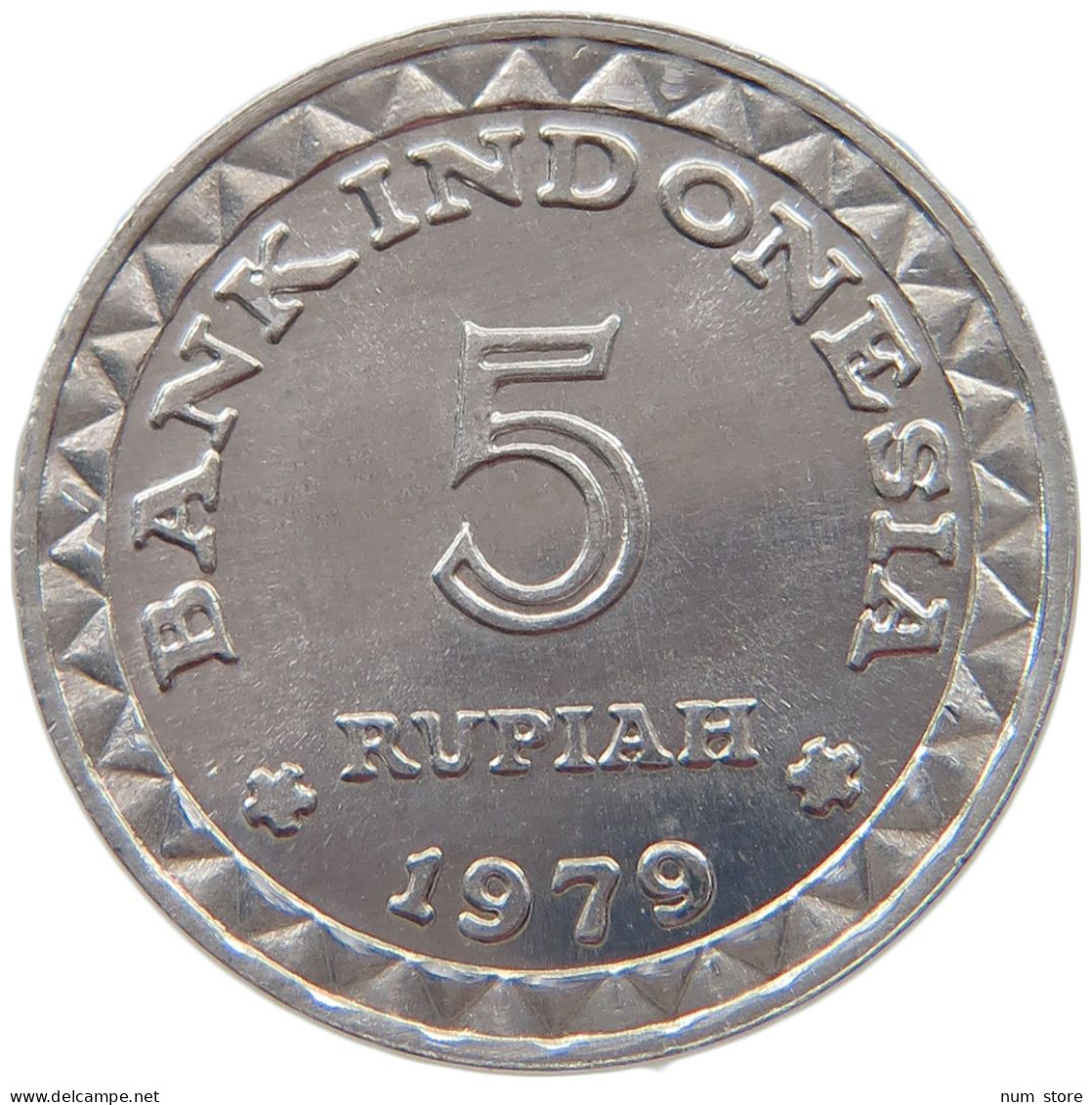 INDONESIA 5 RUPIAH 1979  #s079 0261 - Indonésie