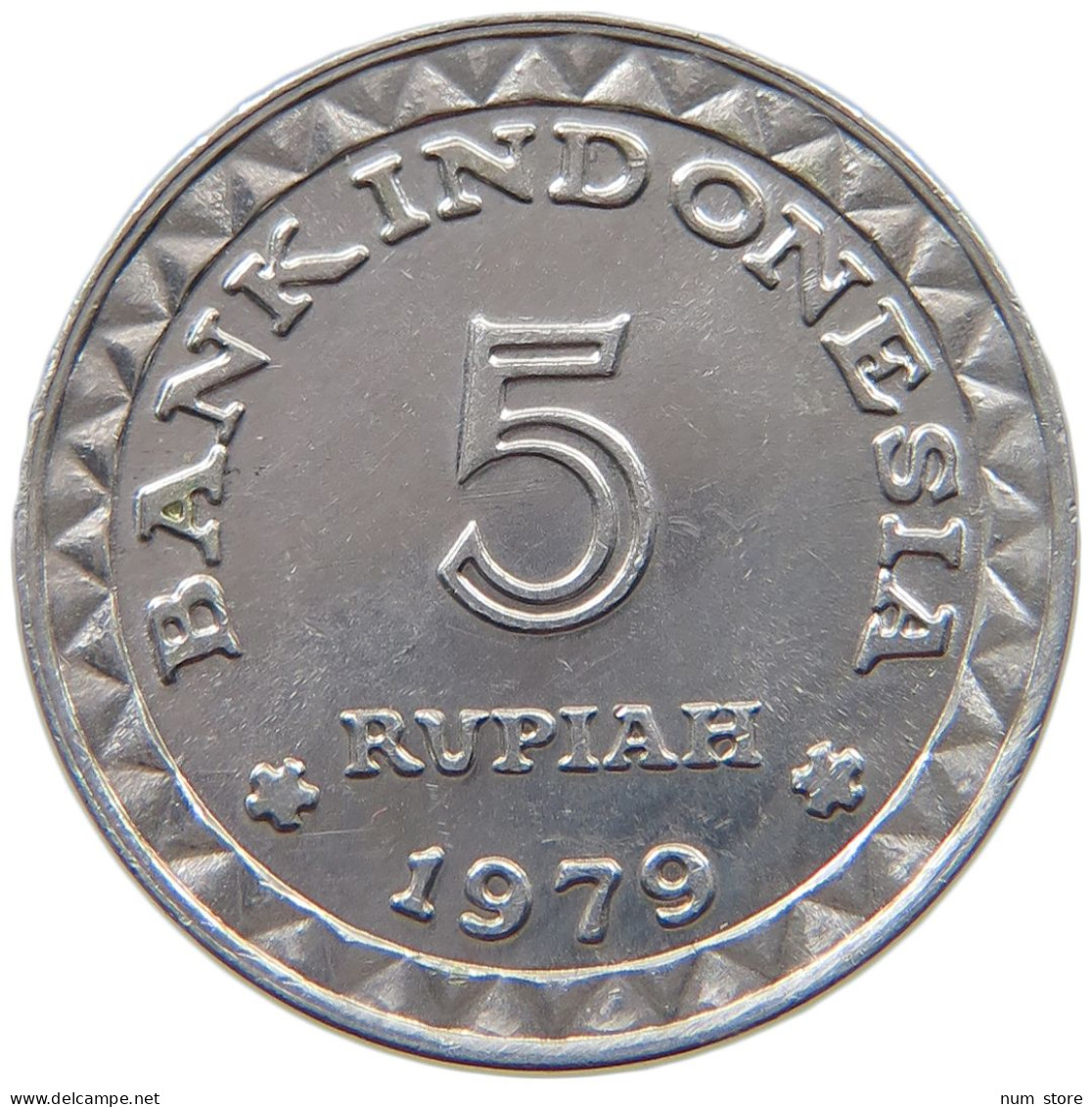 INDONESIA 5 RUPIAH 1979  #s069 0141 - Indonésie