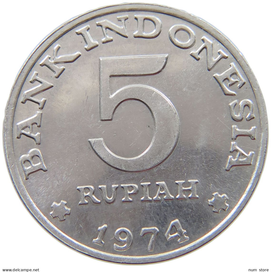 INDONESIA 5 RUPIAH 1974  #s079 0347 - Indonesia