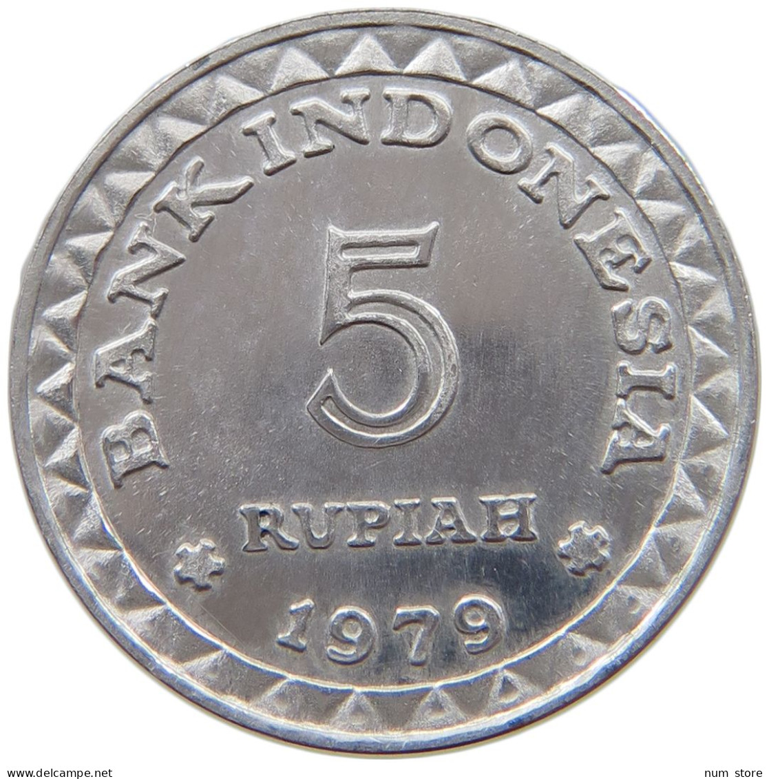 INDONESIA 5 RUPIAH 1979  #a070 0633 - Indonésie