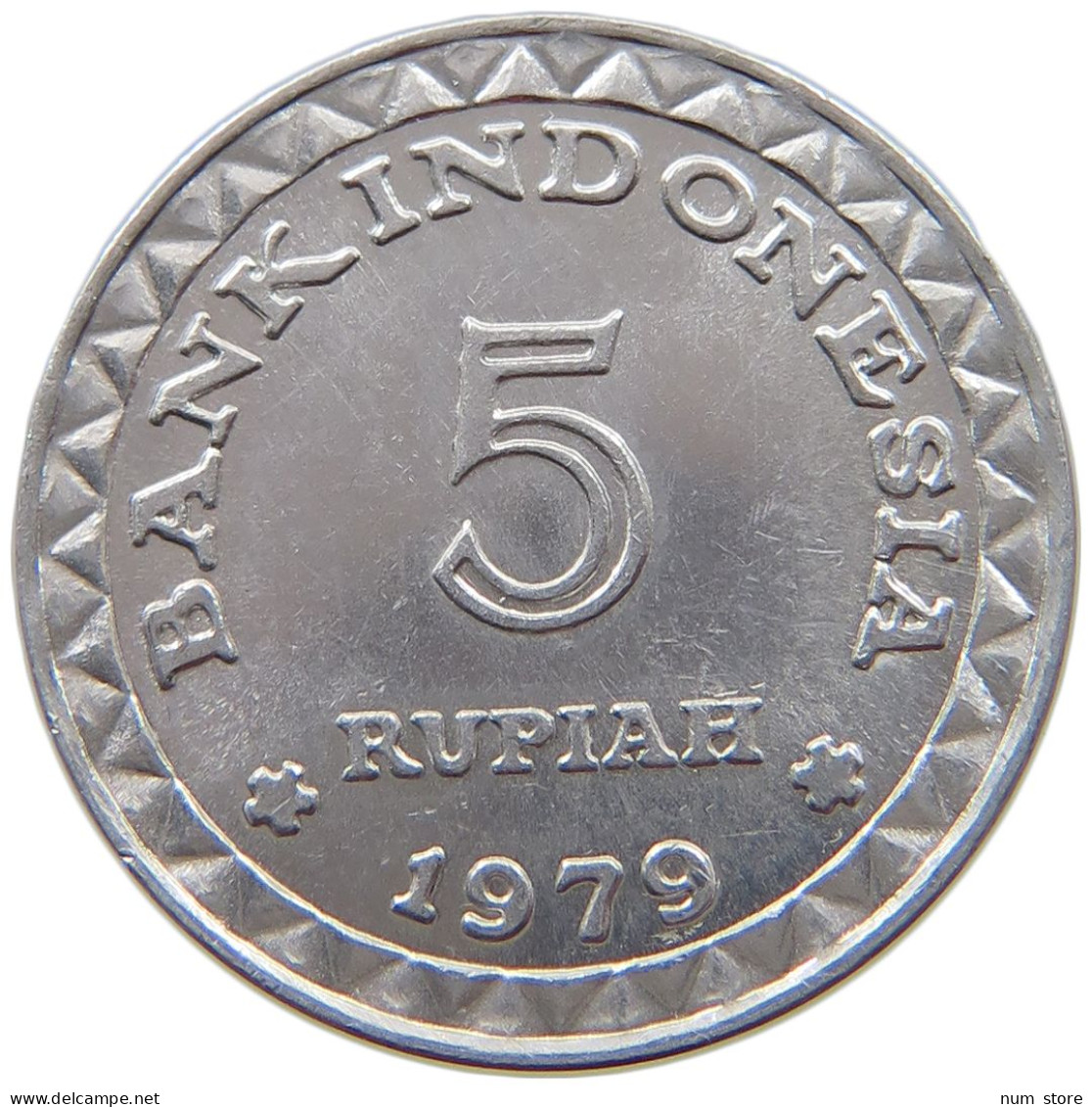 INDONESIA 5 RUPIAH 1979  #s069 0135 - Indonésie