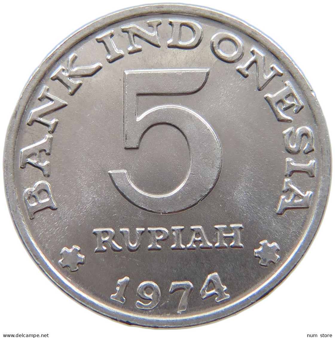 INDONESIA 5 RUPIAH 1974  #s068 0723 - Indonesien