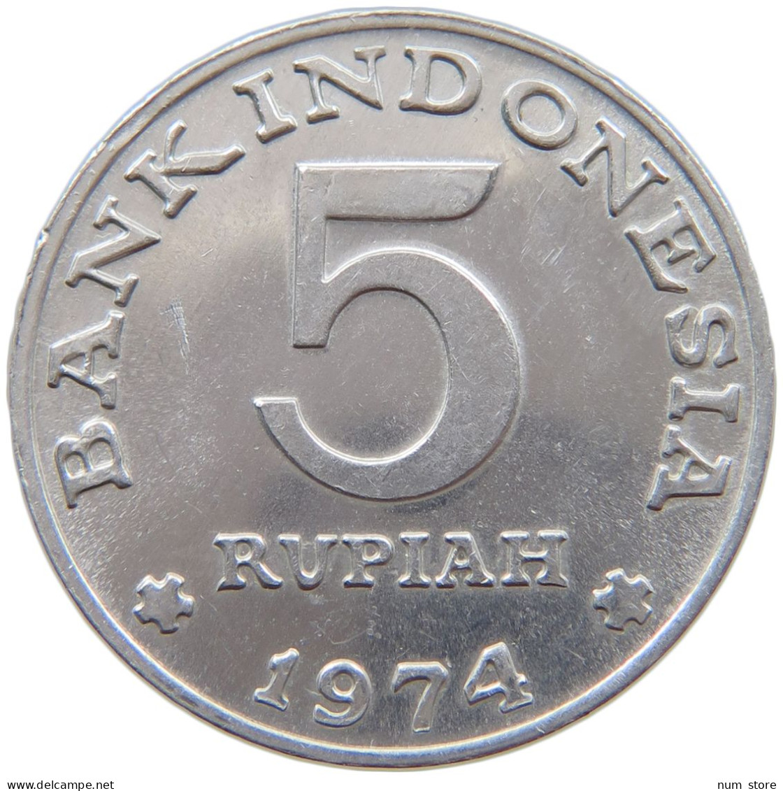 INDONESIA 5 RUPIAH 1974  #a070 0525 - Indonésie