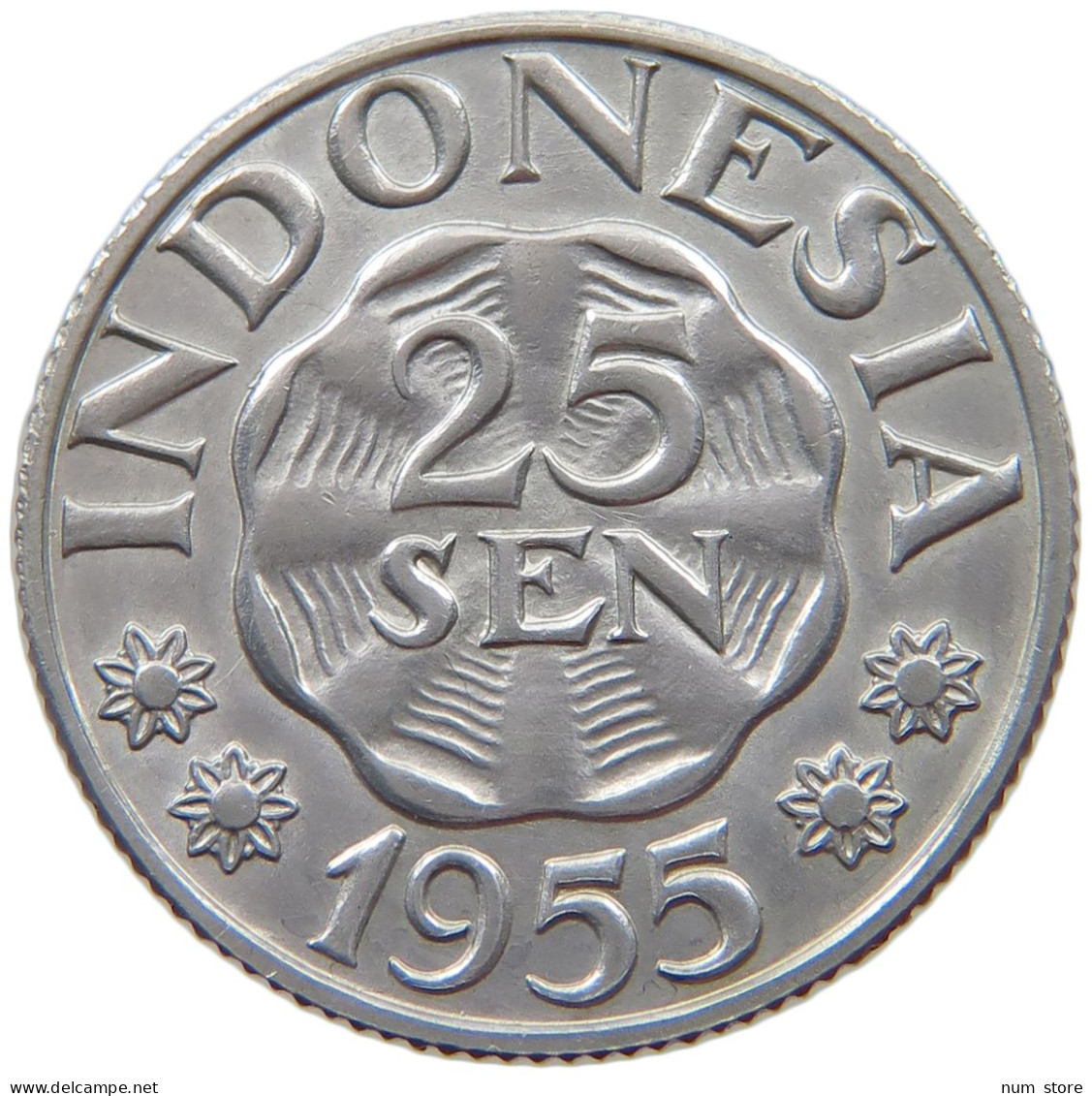 INDONESIA 25 SEN 1955  #s079 0313 - Indonesien