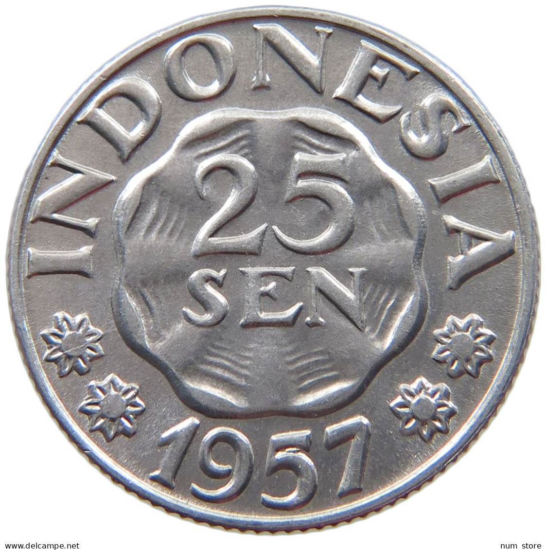 INDONESIA 25 SEN 1957  #s079 0317 - Indonesia