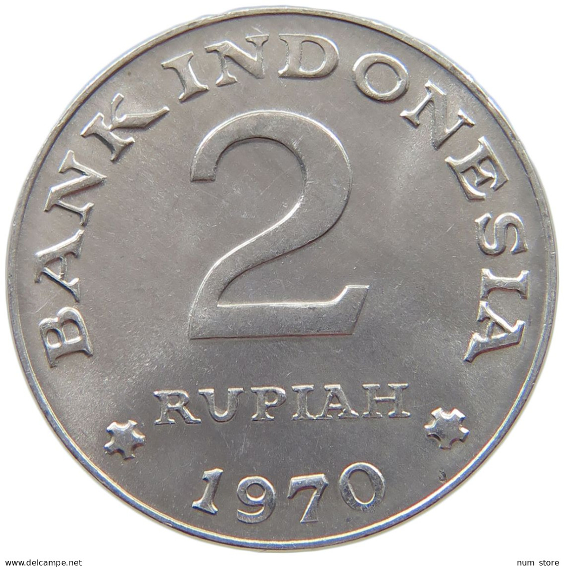 INDONESIA 2 RUPIAH 1970  #s068 0651 - Indonesia