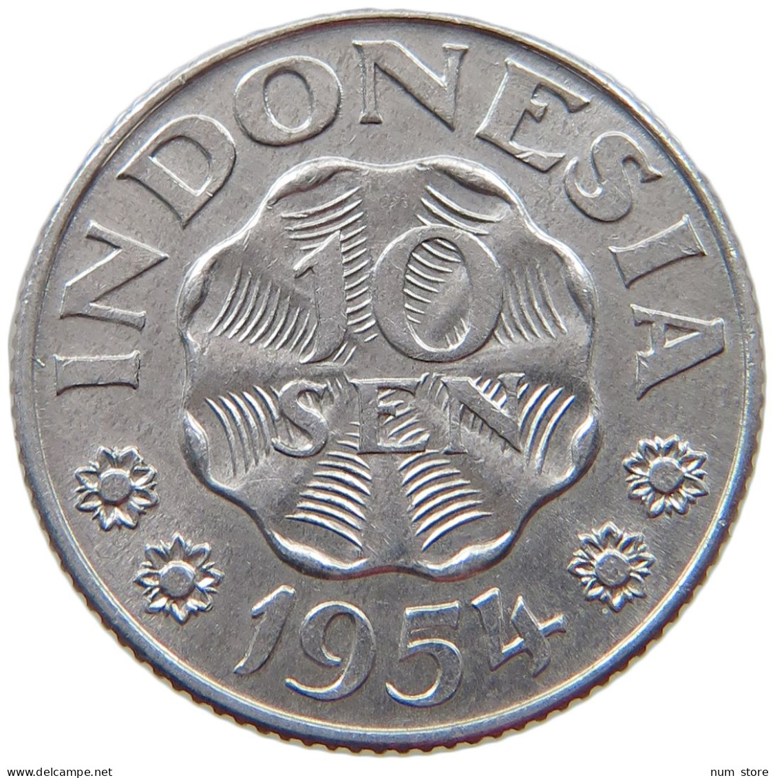 INDONESIA 10 SEN 1954  #s069 0371 - Indonésie