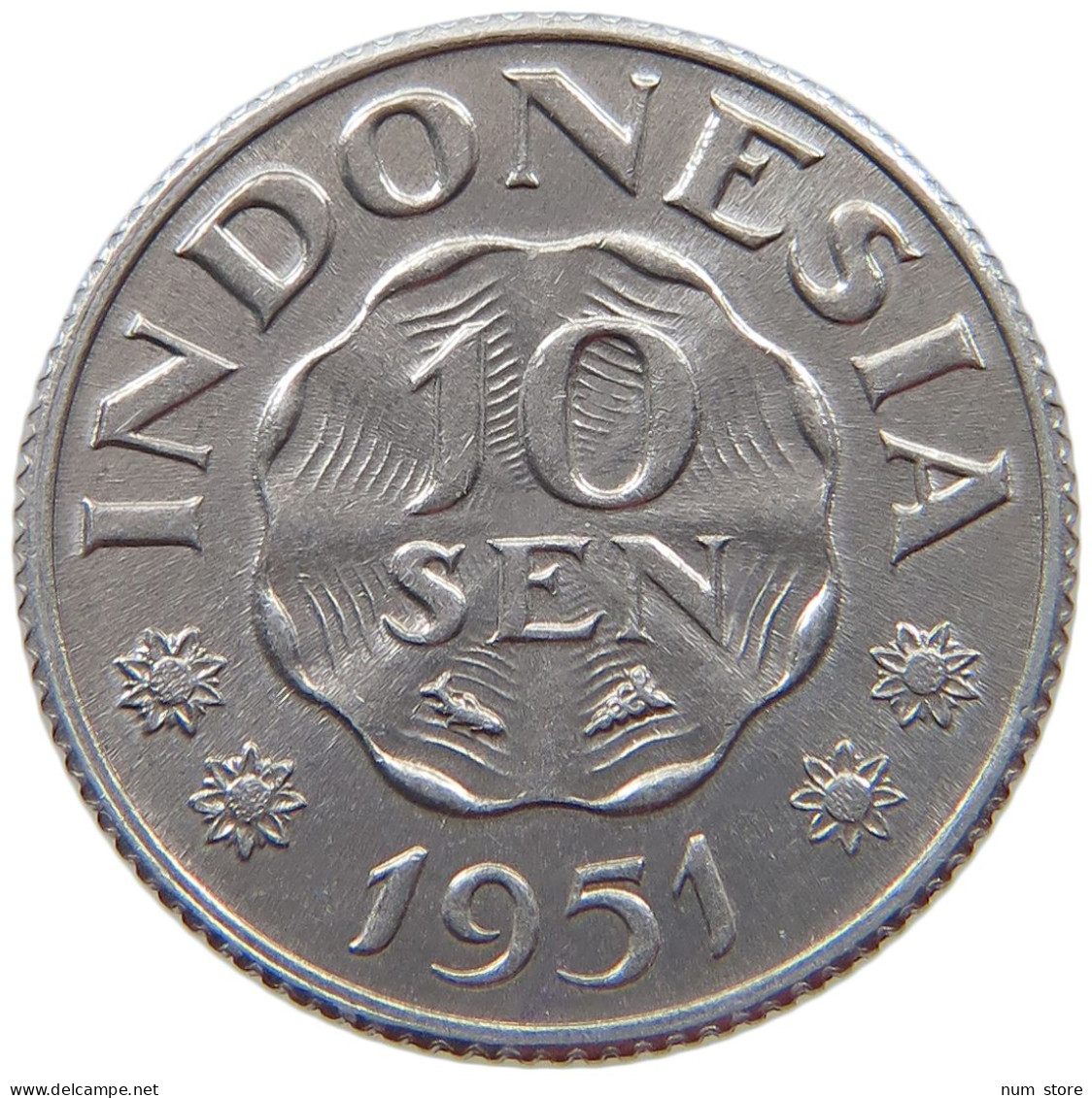 INDONESIA 10 SEN 1951  #s069 0367 - Indonesien