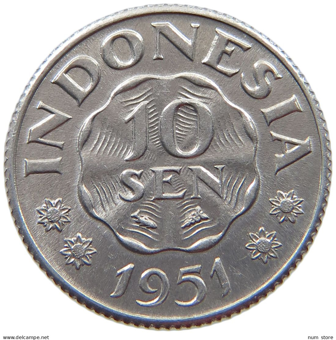 INDONESIA 10 SEN 1951  #s069 0373 - Indonésie