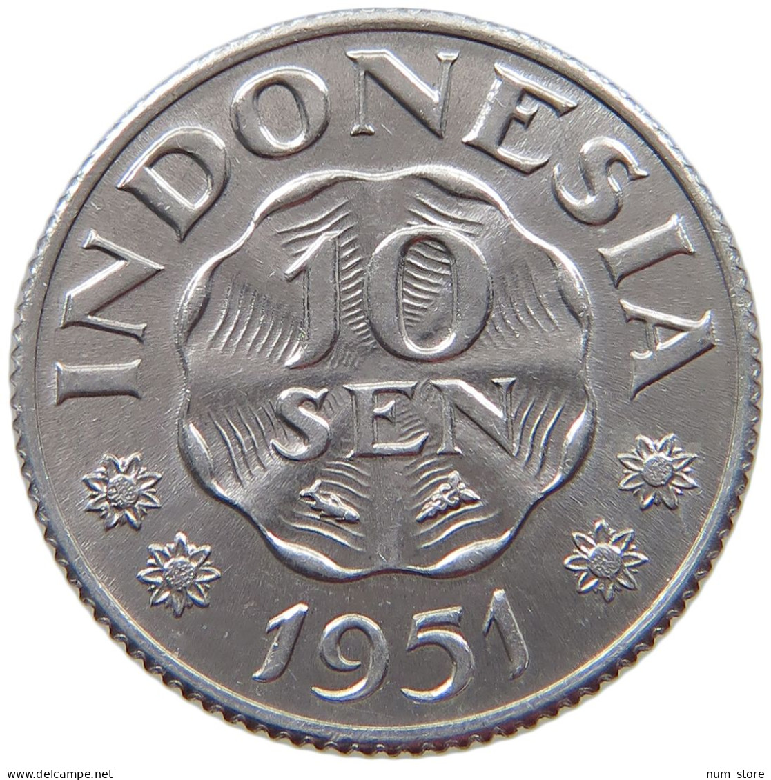 INDONESIA 10 SEN 1951  #s069 0361 - Indonésie