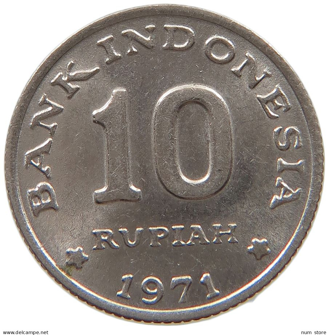INDONESIA 10 RUPIAH 1971  #s079 0641 - Indonesien