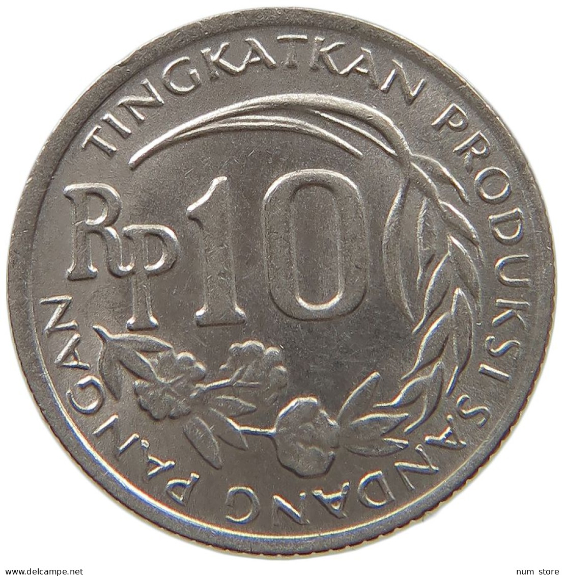 INDONESIA 10 RUPIAH 1971  #s079 0641 - Indonesia