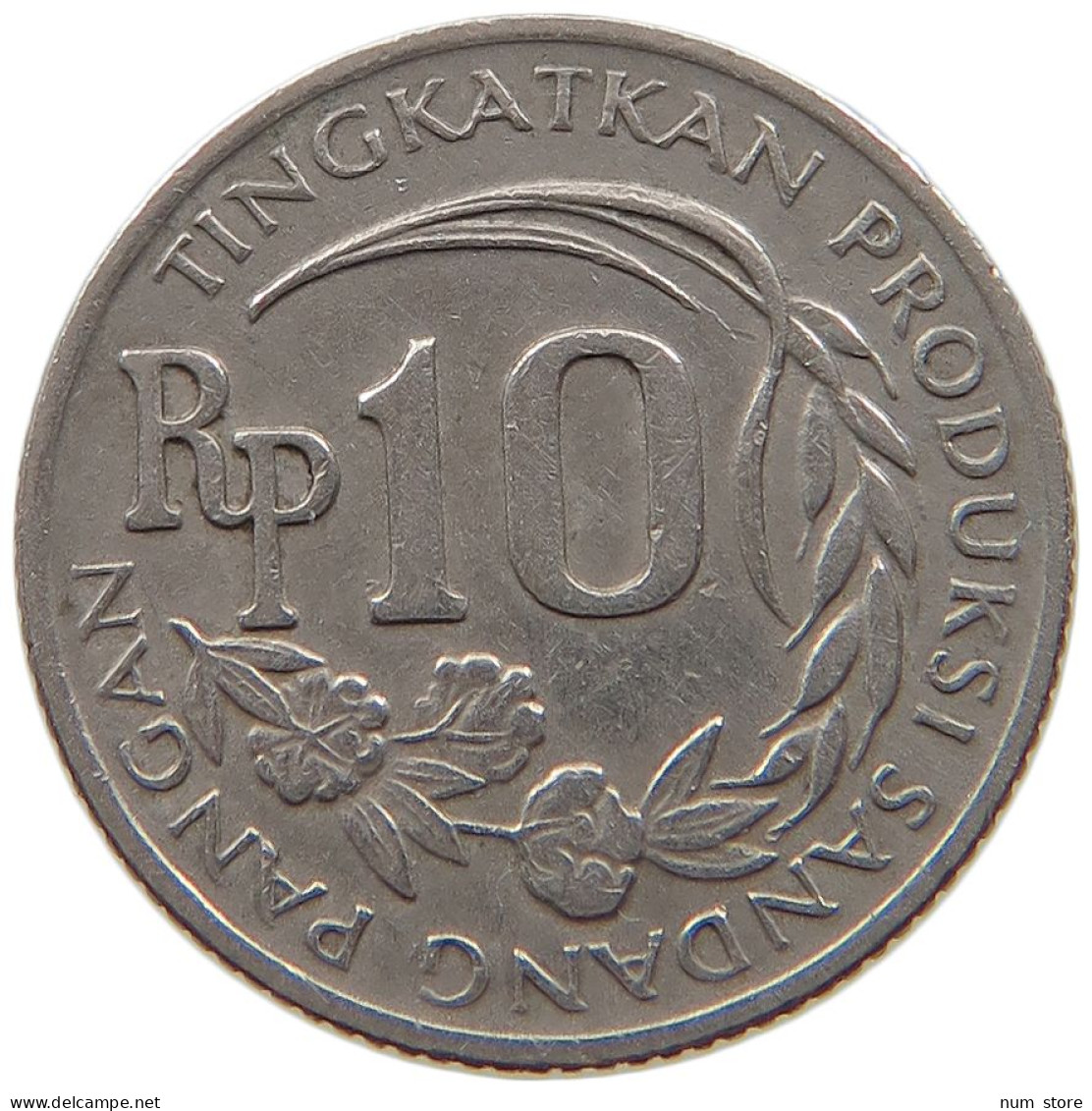 INDONESIA 10 RUPIAH 1971  #a047 0683 - Indonesia