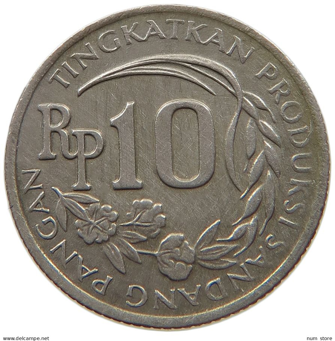 INDONESIA 10 RUPIAH 1971  #a056 0401 - Indonesië