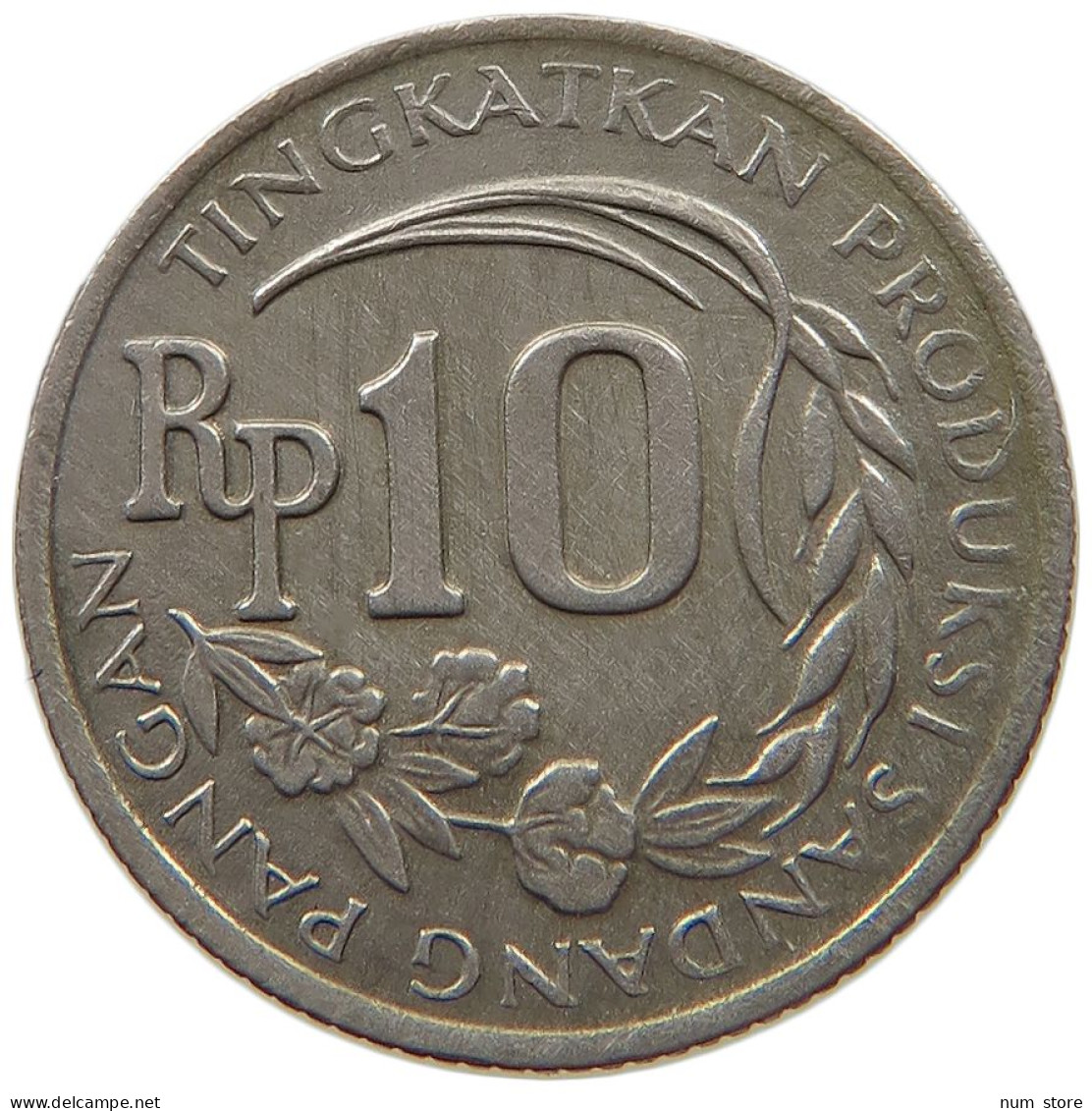 INDONESIA 10 RUPIAH 1971  #a056 0401 - Indonesien