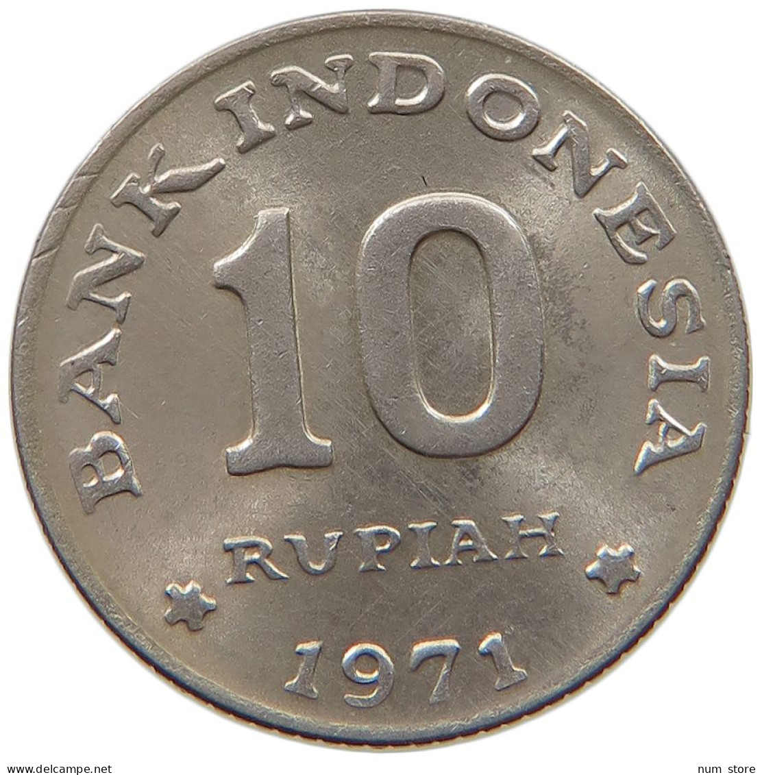 INDONESIA 10 RUPIAH 1971  #a056 0401 - Indonésie