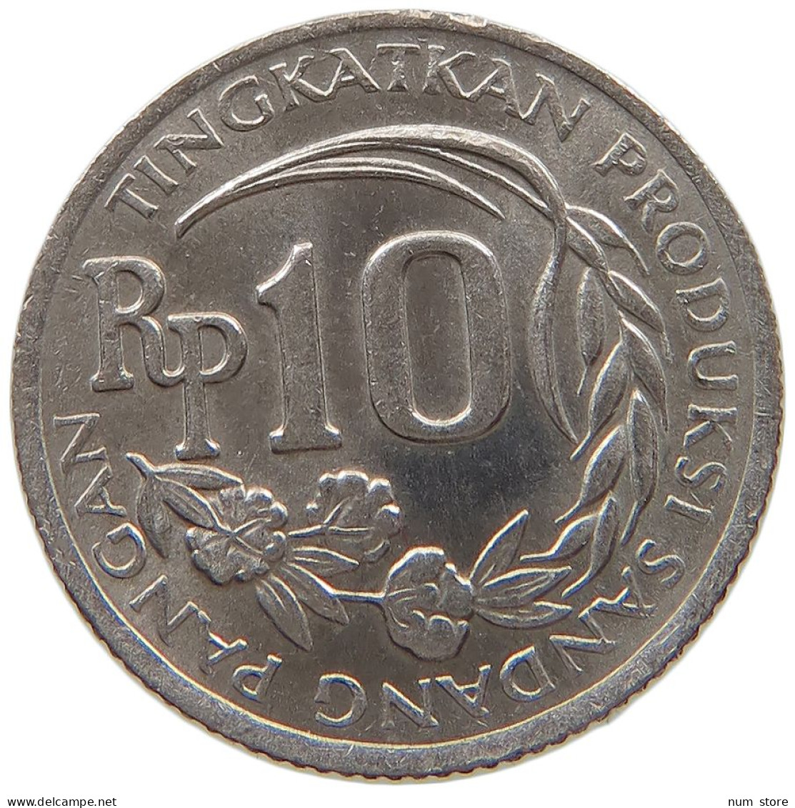 INDONESIA 10 RUPIAH 1971  #s079 0639 - Indonesien