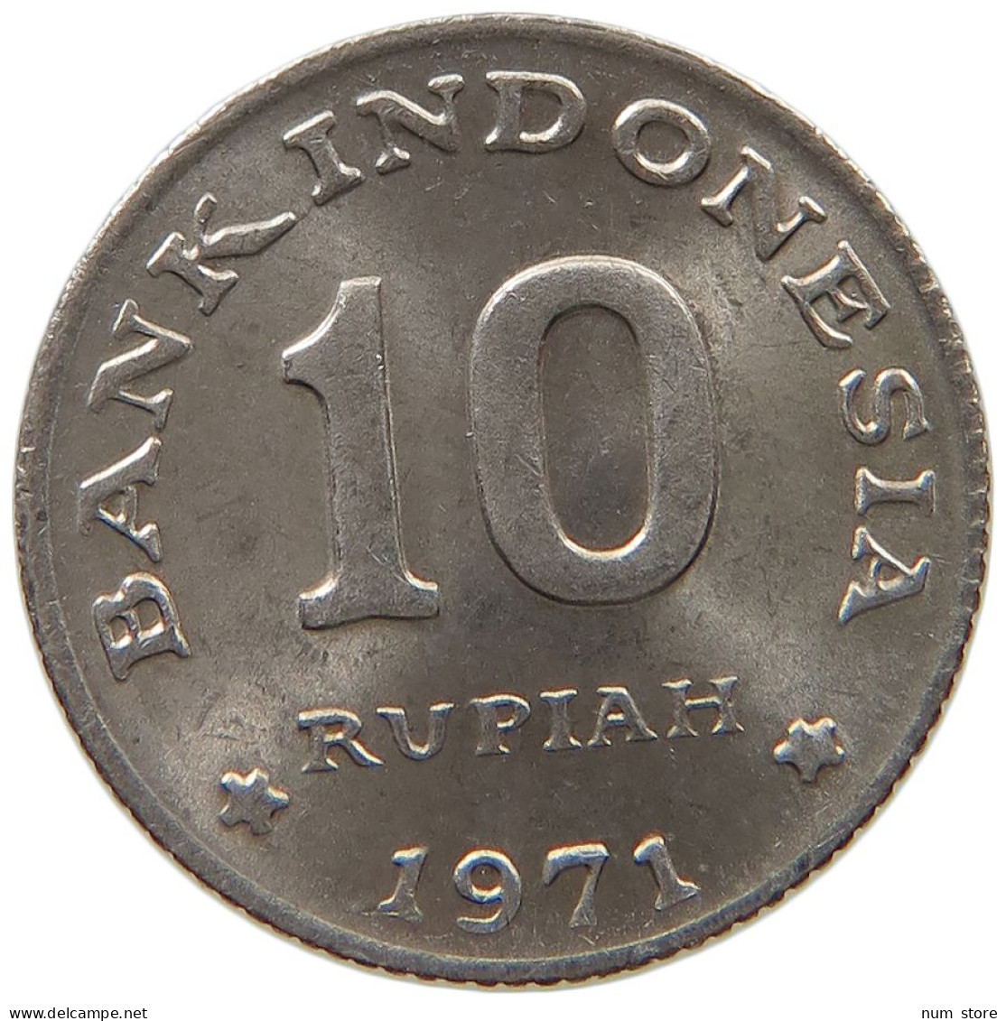 INDONESIA 10 RUPIAH 1971  #s066 0175 - Indonésie