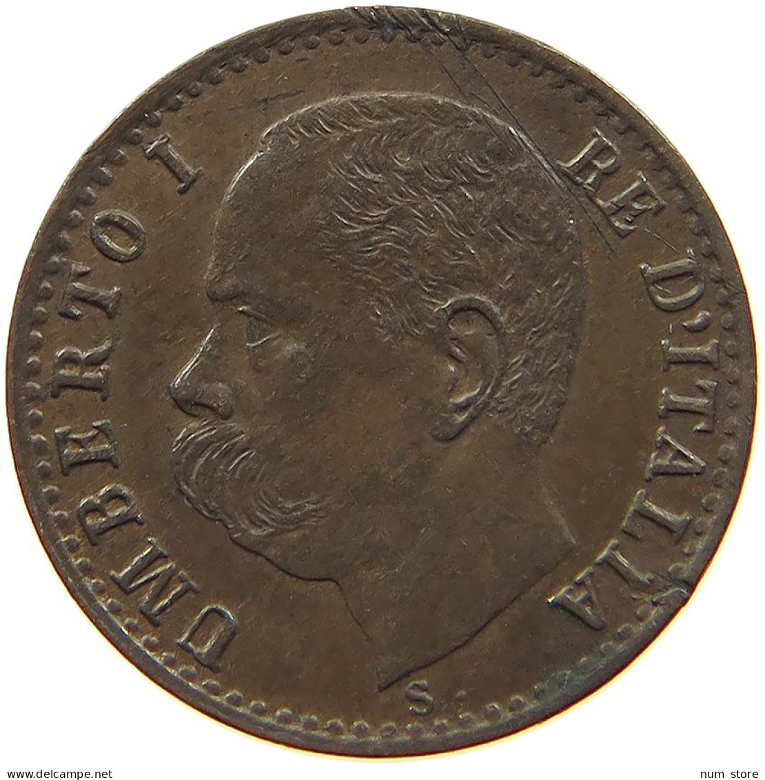 ITALY CENTESIMO 1895 R UMBERTO I. 1878-1900 #a015 0141 - 1878-1900 : Umberto I.