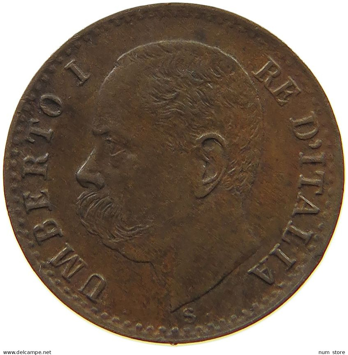 ITALY CENTESIMO 1895 R UMBERTO I. 1878-1900 #a015 0137 - 1878-1900 : Umberto I