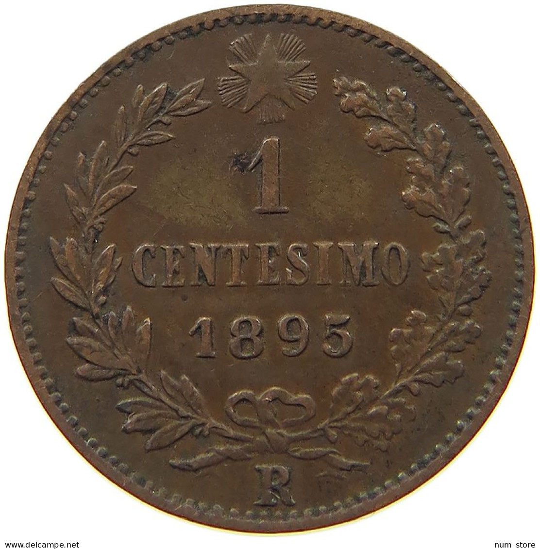 ITALY CENTESIMO 1895 R UMBERTO I. 1878-1900 #a015 0131 - 1878-1900 : Umberto I