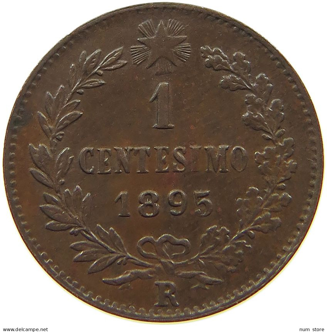 ITALY CENTESIMO 1895 R UMBERTO I. 1878-1900 #a015 0139 - 1878-1900 : Umberto I