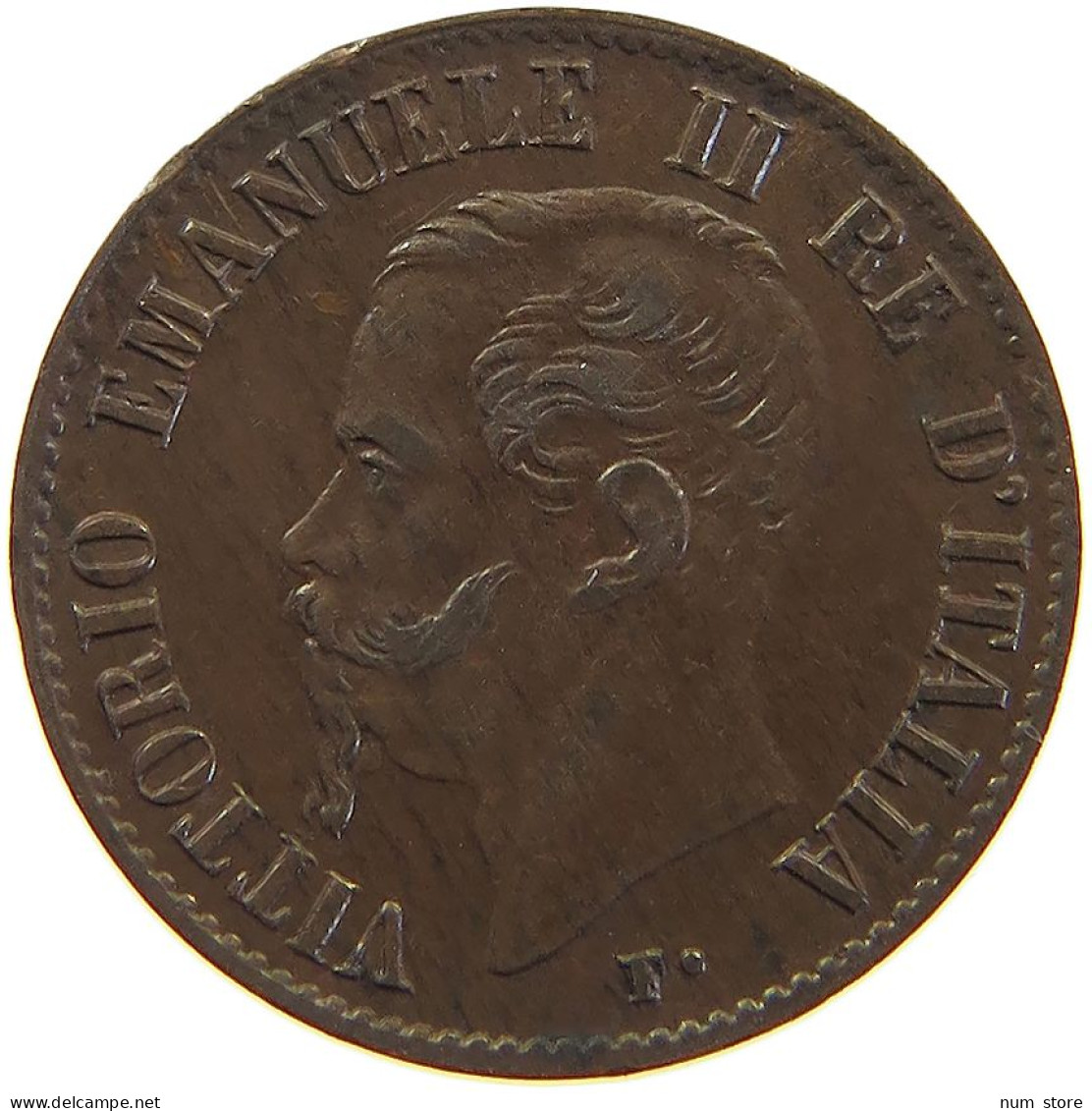 ITALY CENTESIMO 1867 M Vittorio Emanuele II. 1861 - 1878 #c041 0591 - 1861-1878 : Vittoro Emanuele II