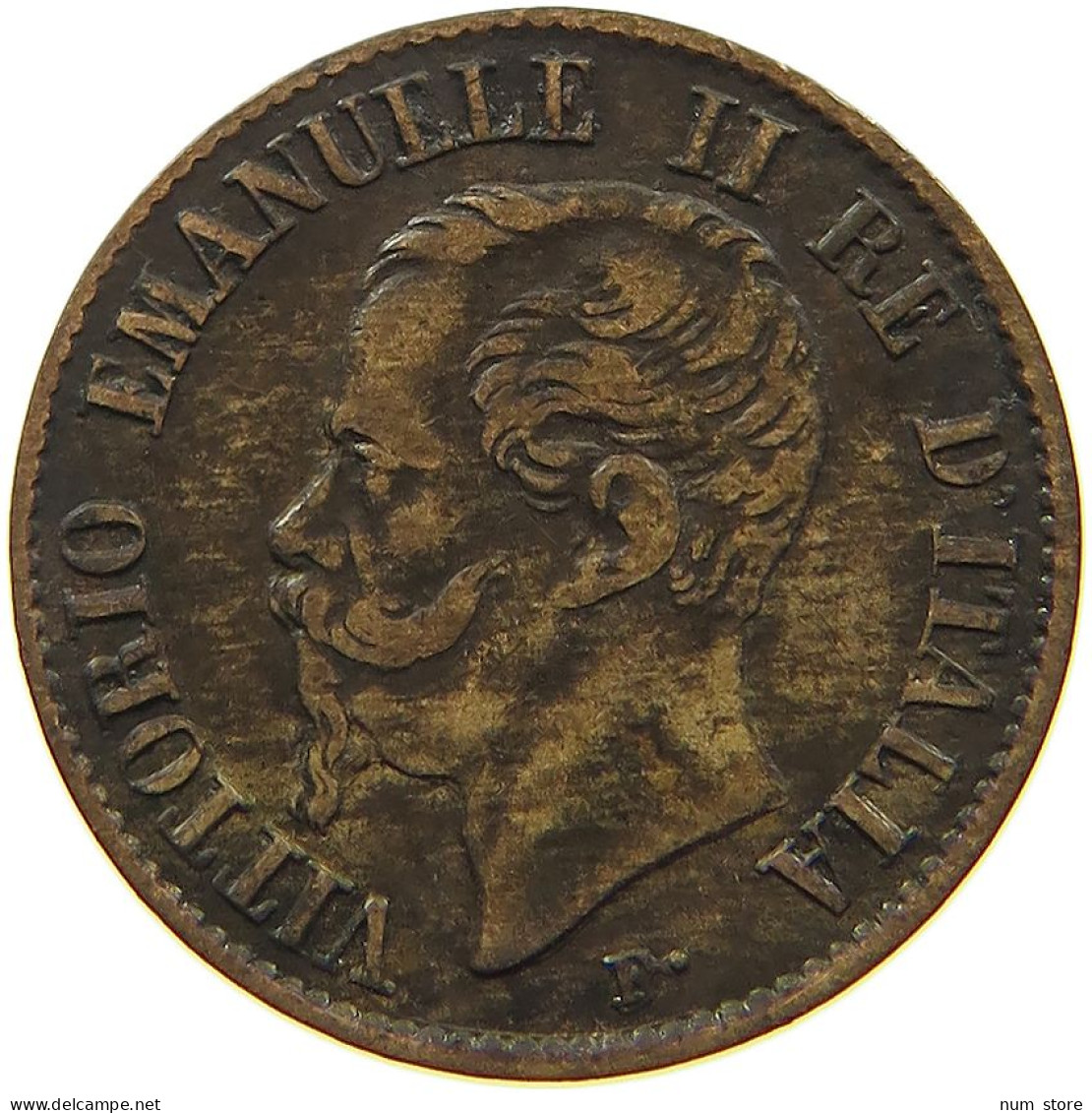 ITALY CENTESIMO 1861 M Vittorio Emanuele II. 1861 - 1878 #a094 0025 - 1861-1878 : Vittoro Emanuele II