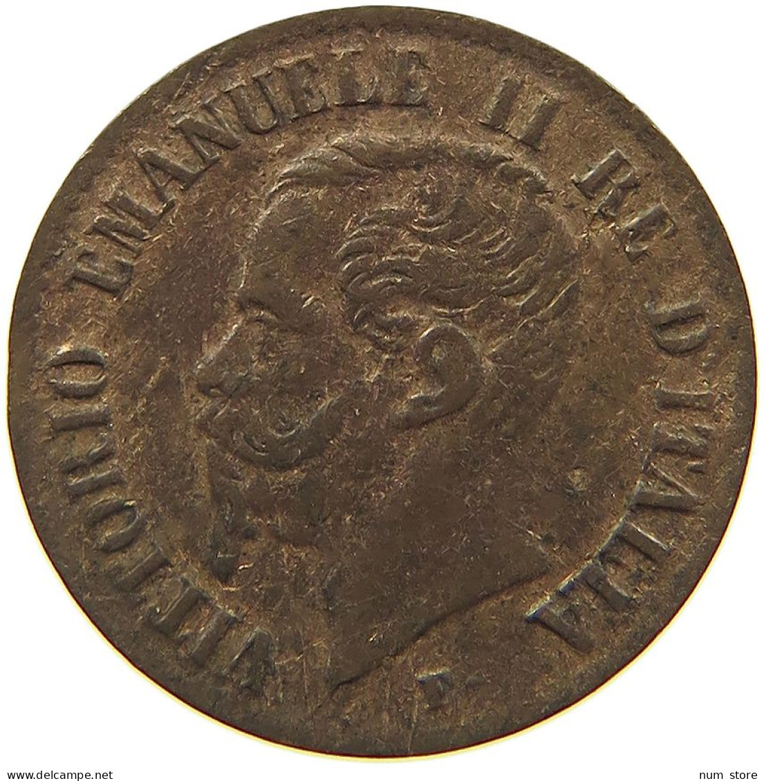 ITALY CENTESIMO 1862 N Vittorio Emanuele II. 1861 - 1878 #s012 0159 - 1861-1878 : Vittoro Emanuele II