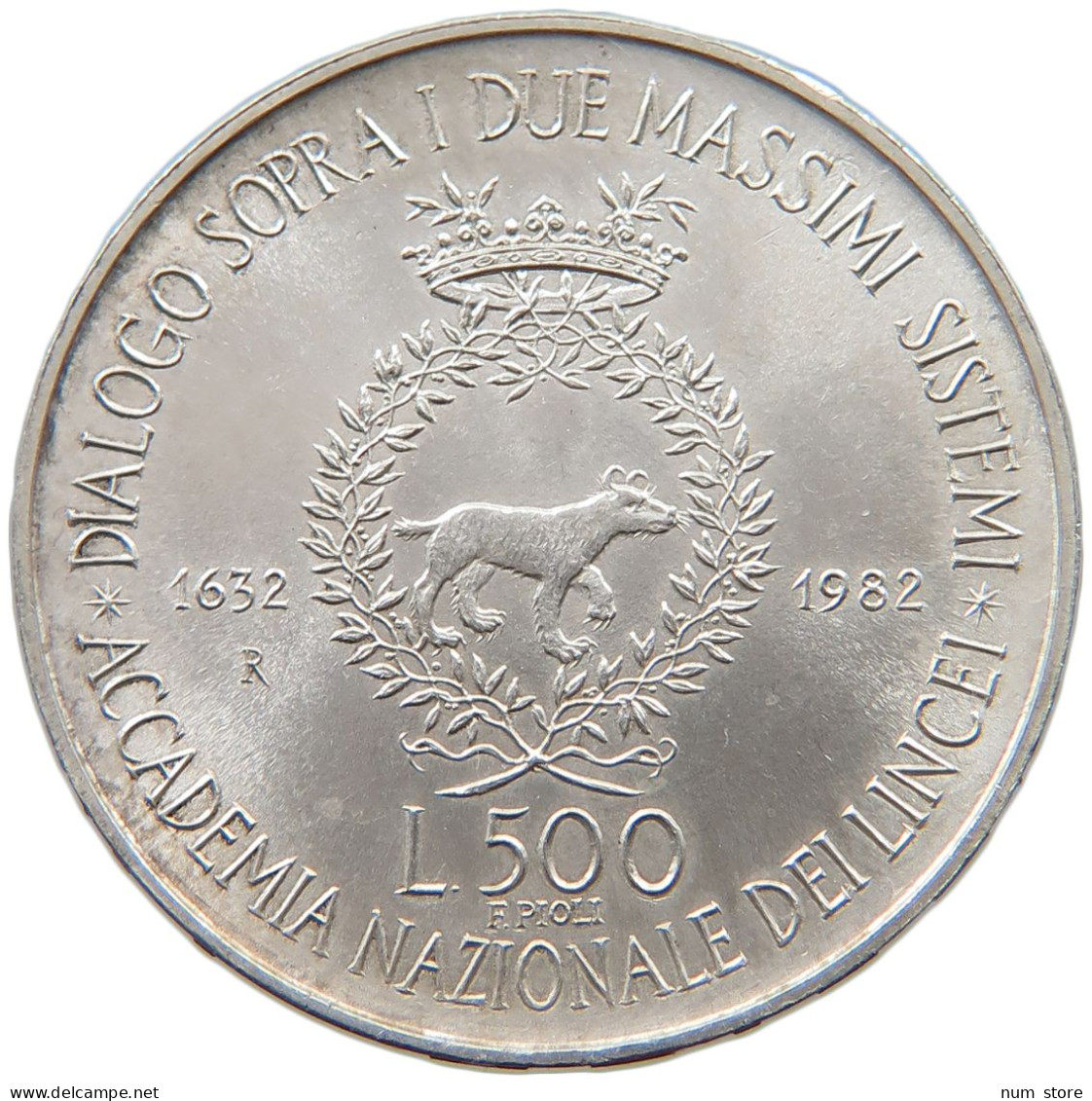 ITALY 500 LIRE 1982  #t127 0337 - 500 Liras